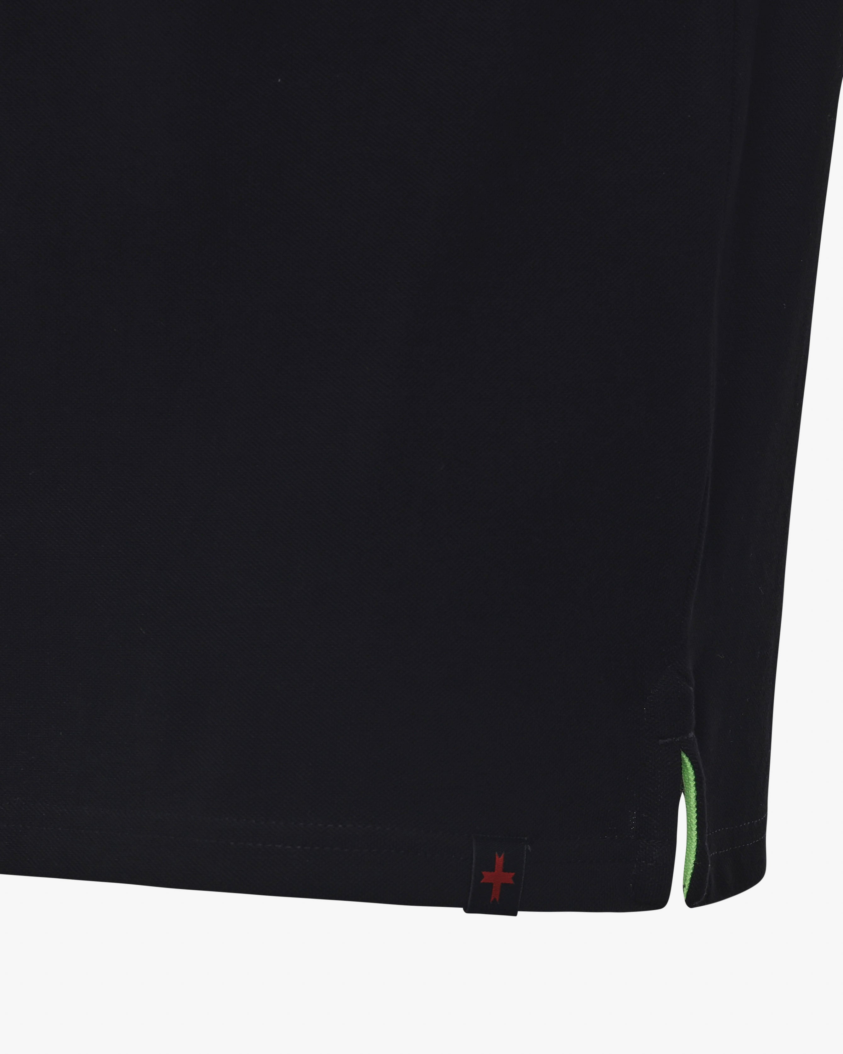Piquet polo with embroidered logo