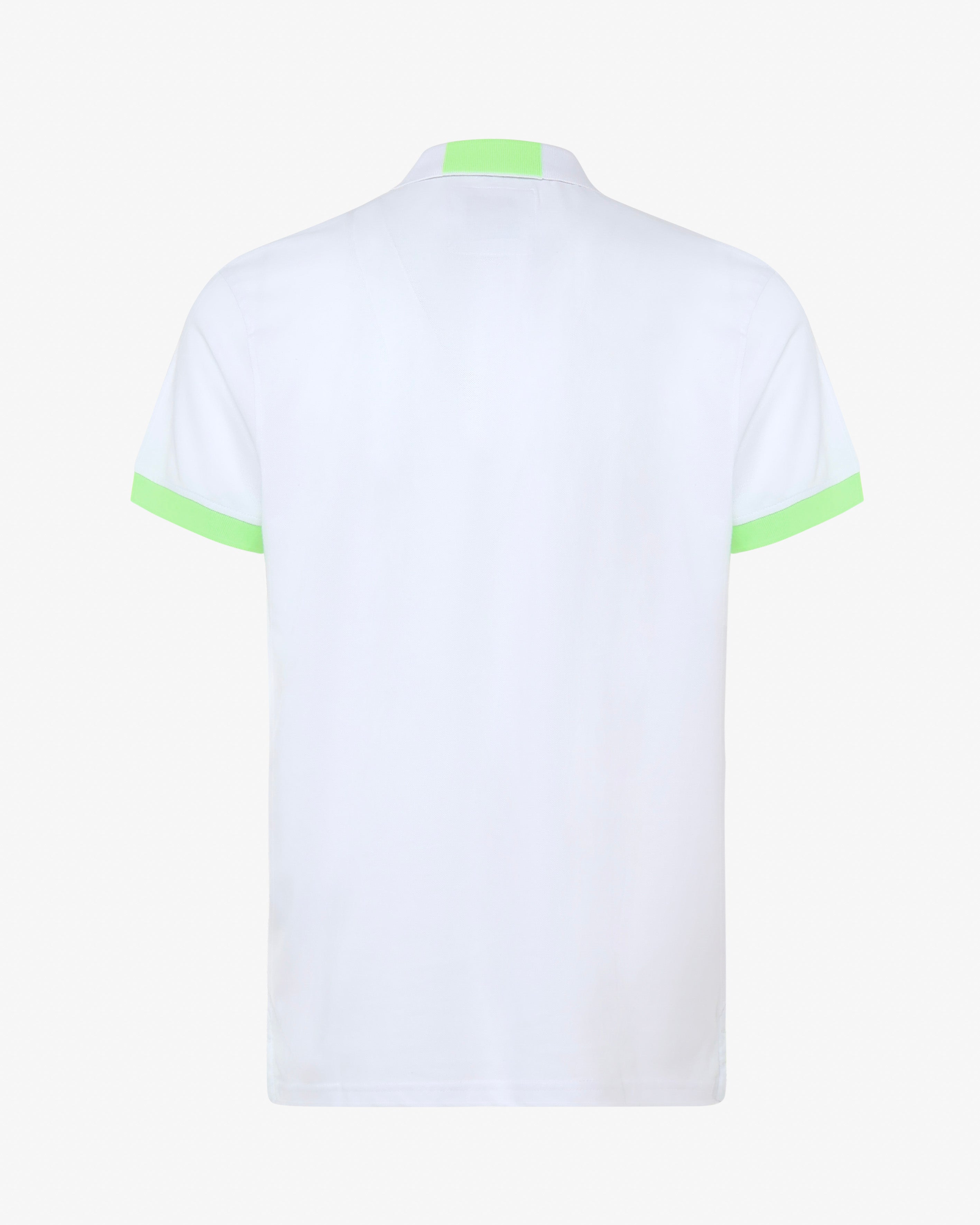 Piquet polo with embroidered logo