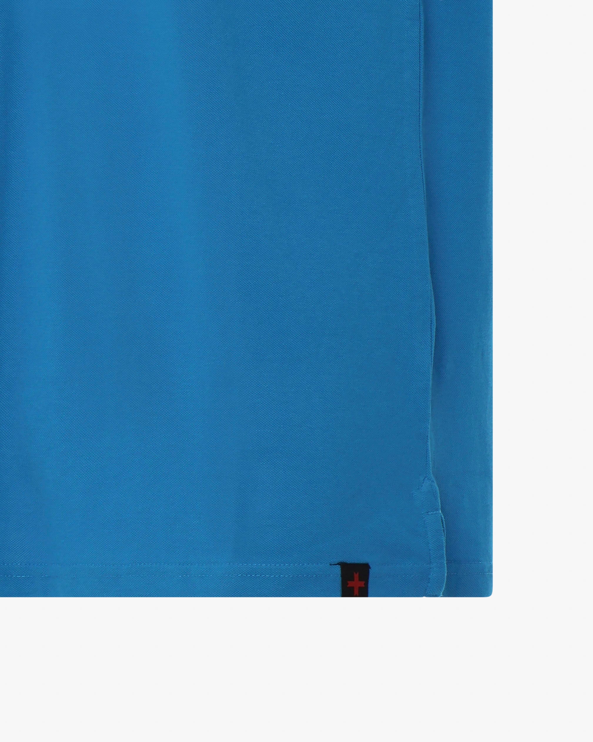 Piquet polo with embroidered logo