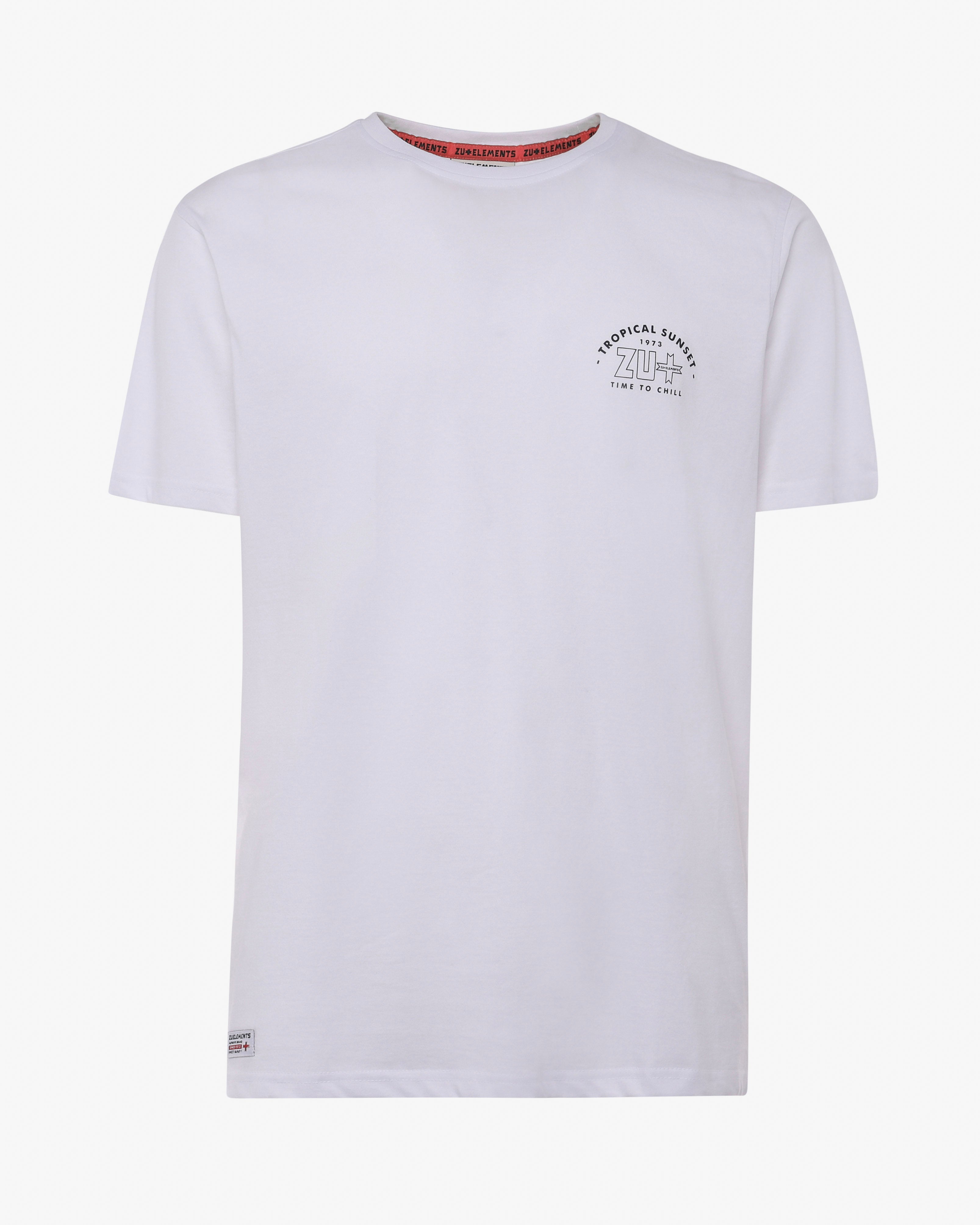 T-shirt con stampa sul retro