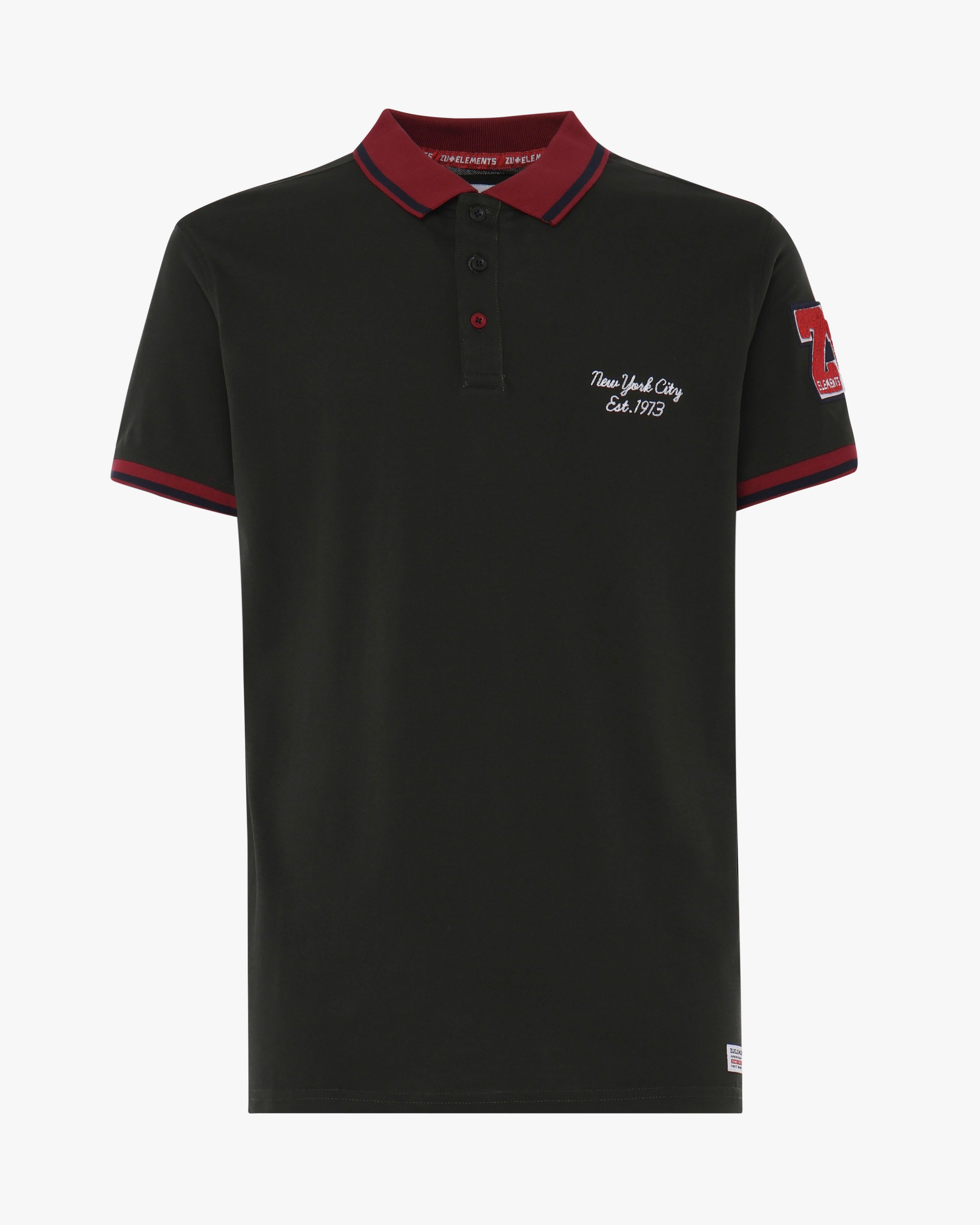 Pique polo shirt
