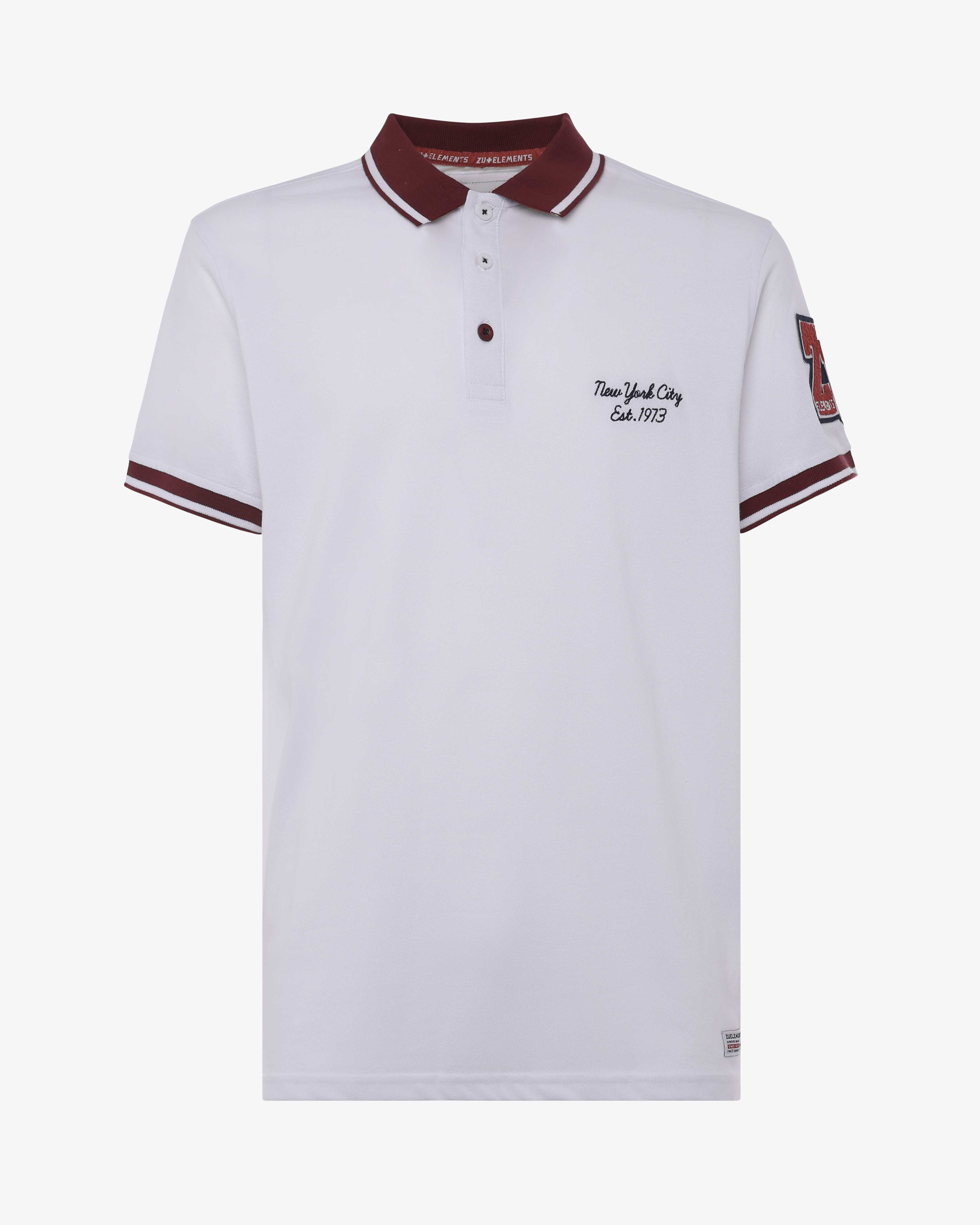 Pique polo shirt