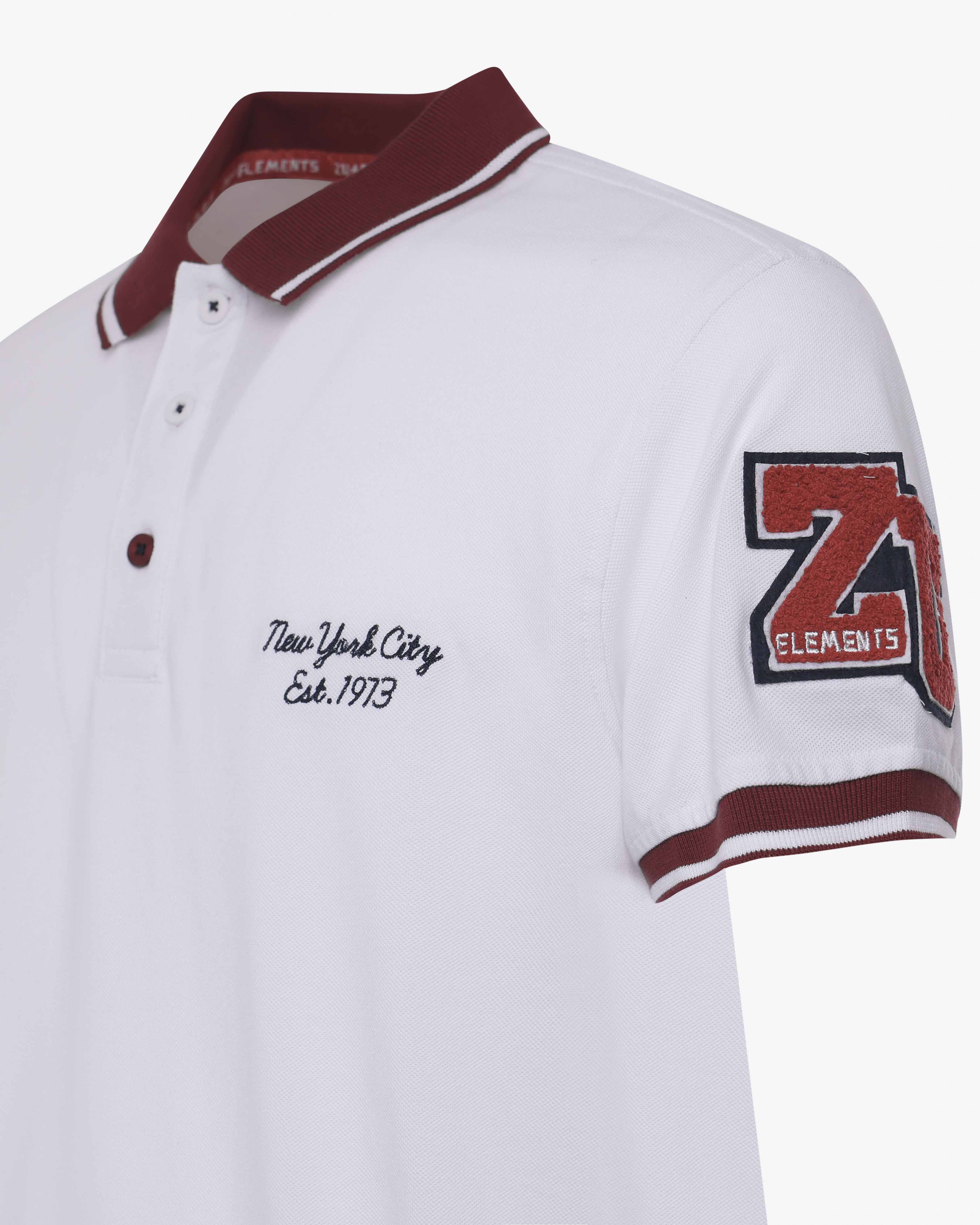 Pique polo shirt