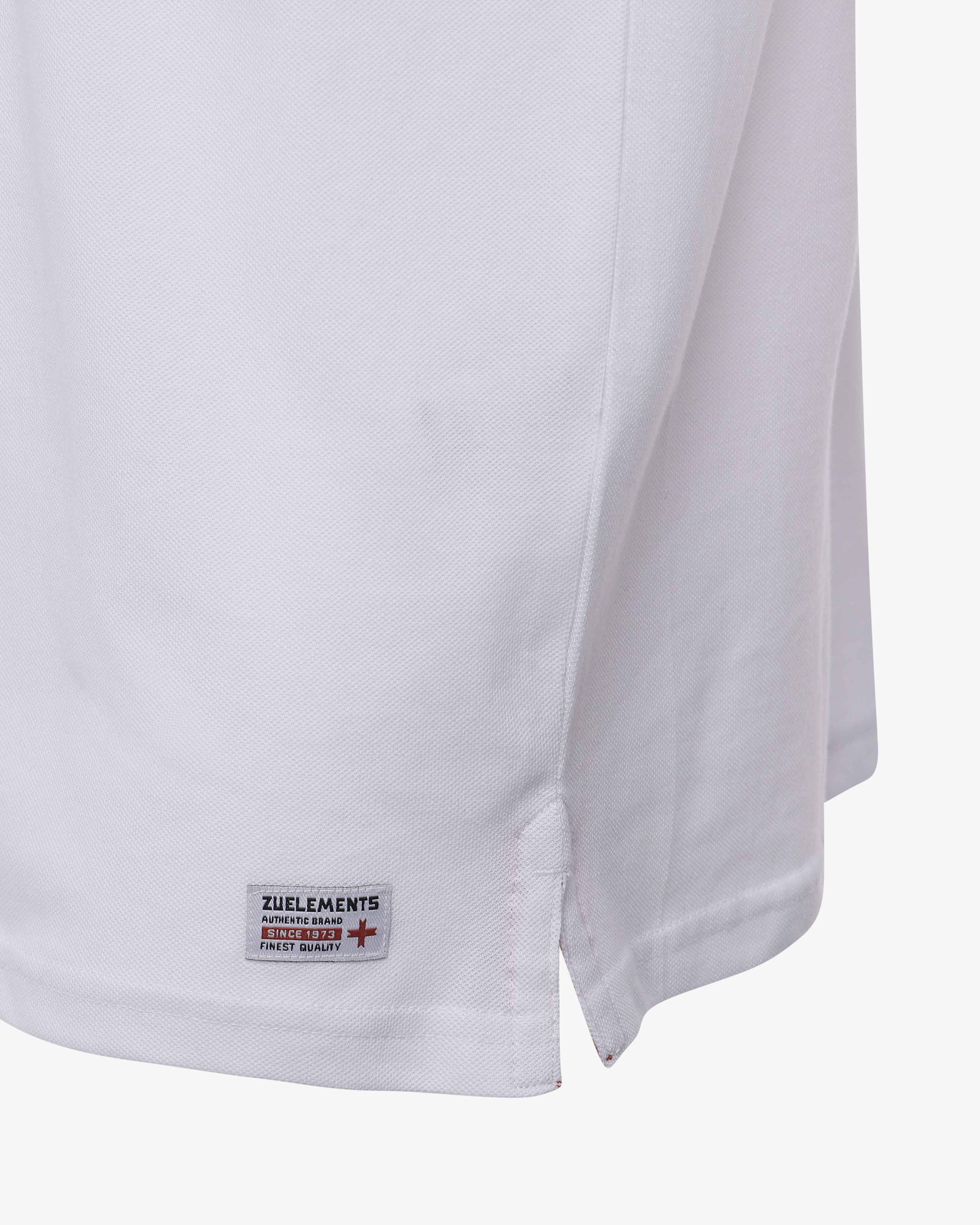 Pique polo shirt