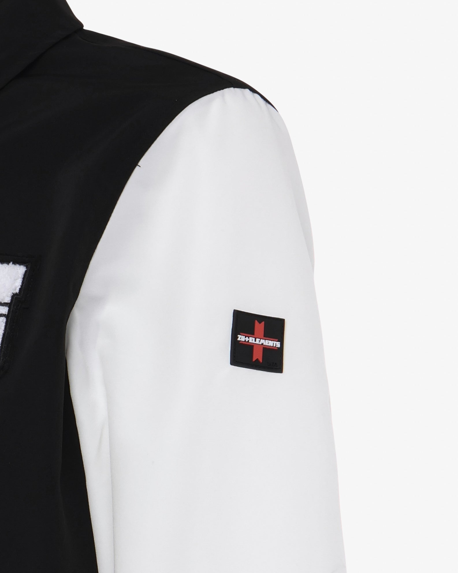 Varsity jacket with buttons
