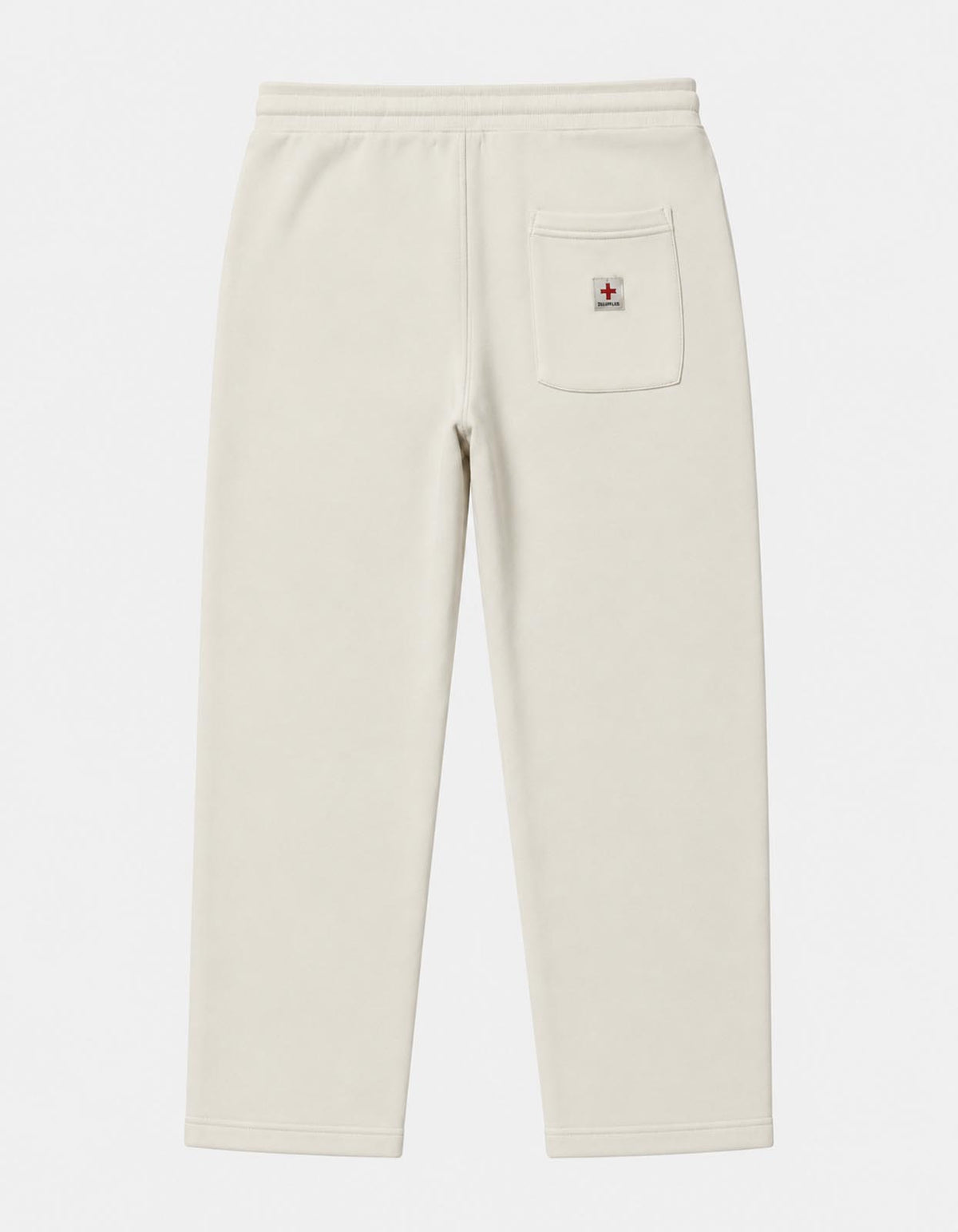 Pantaloni in felpa relaxed fit con ricamo a contrasto