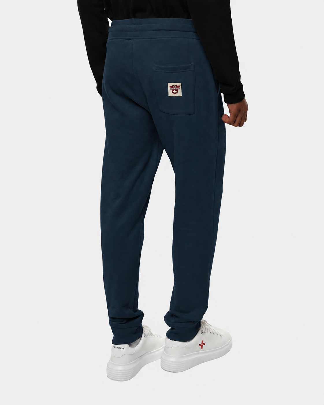 Pantaloni in felpa Carbon con logo ricamato