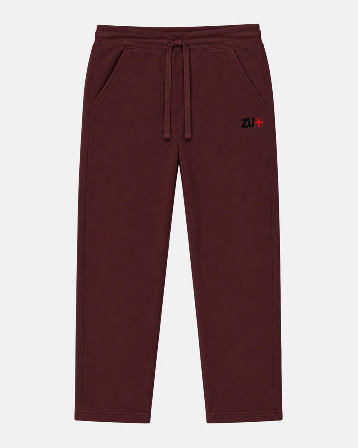 Pantaloni in felpa relaxed fit con ricamo a contrasto