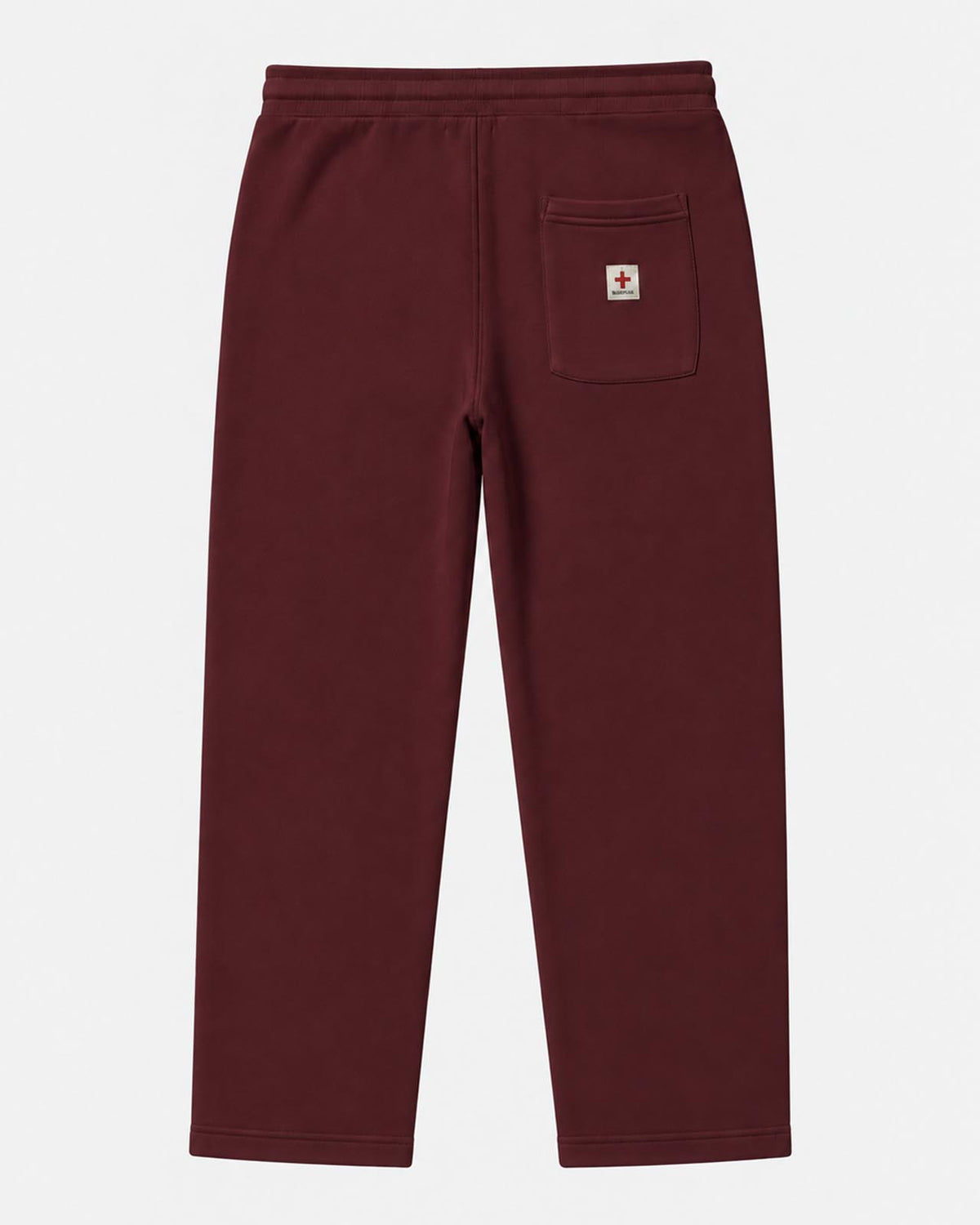 Pantaloni in felpa relaxed fit con ricamo a contrasto