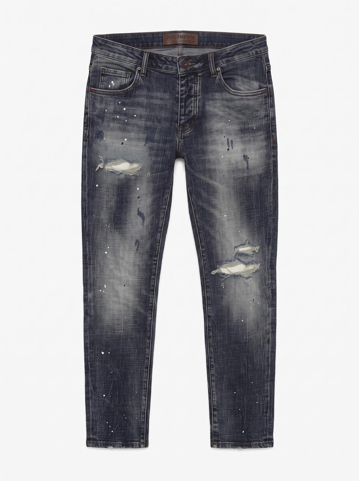 Jeans slim fit Sammy dark blue con logo stampato