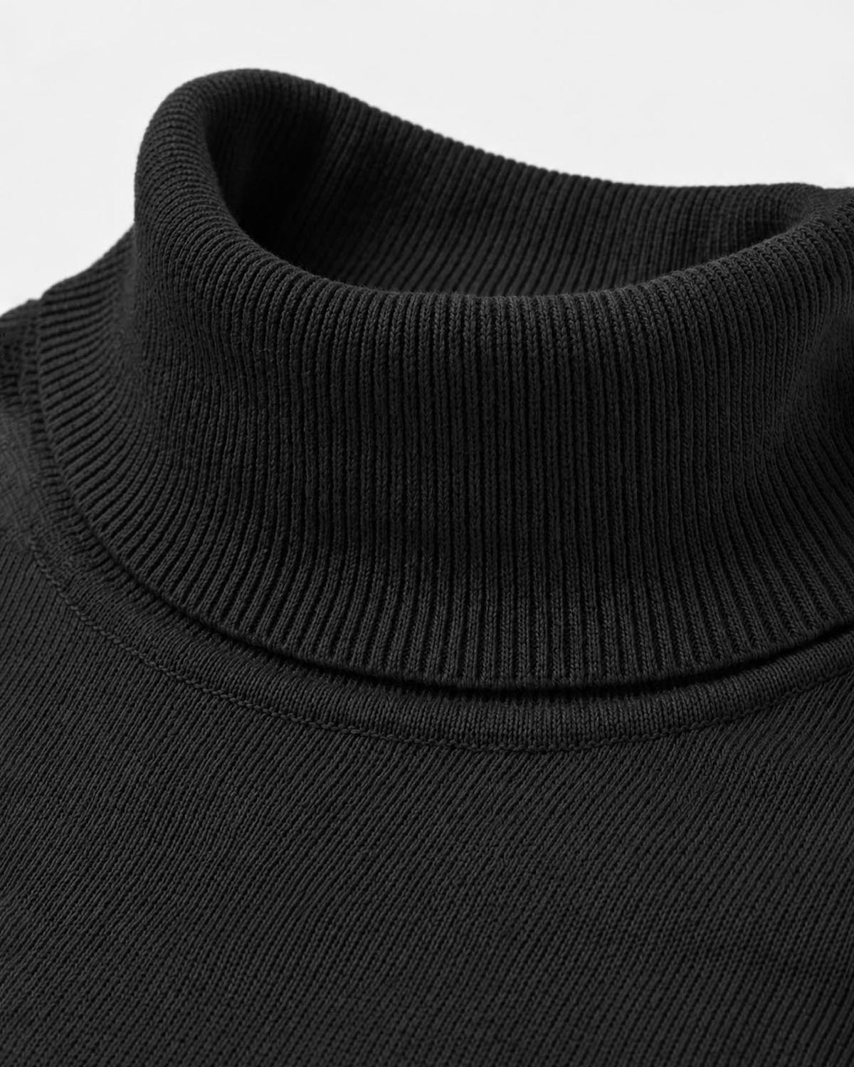 Maglia Collo alto con finiture a coste