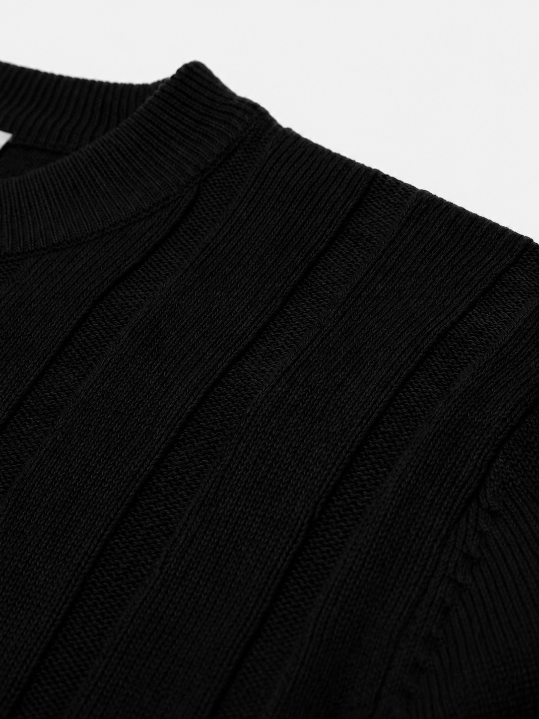 Maglia girocollo a righe in viscosa