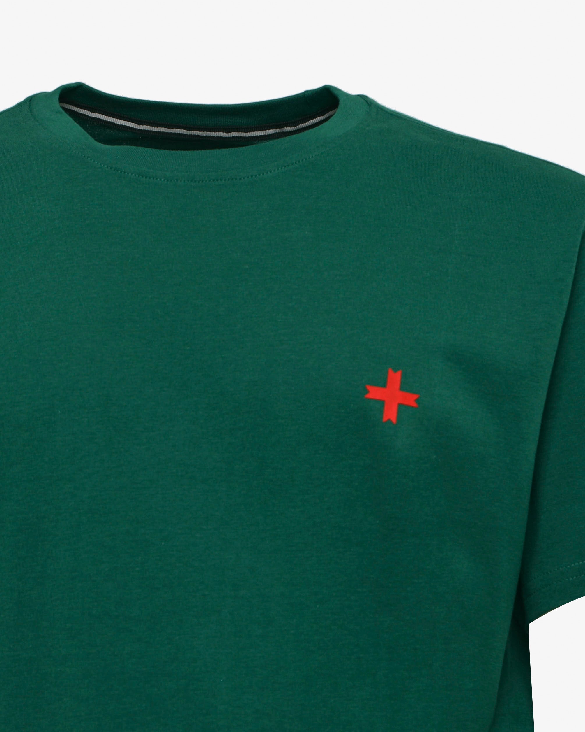 T-shirt girocollo maniche corte con logo stampato