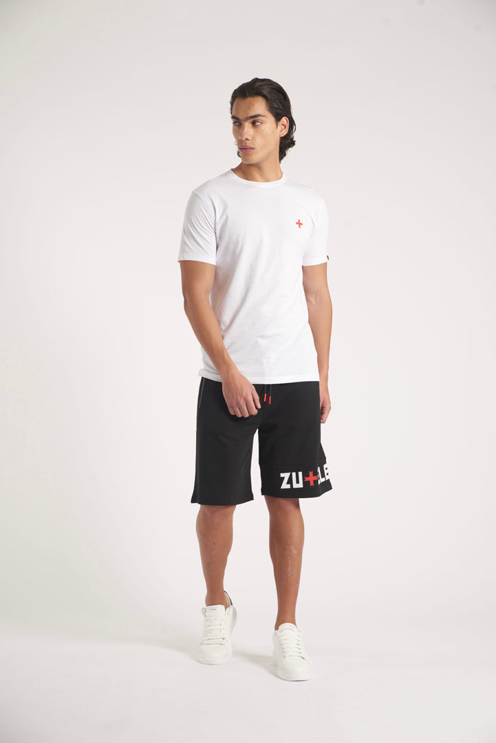 T-shirt girocollo maniche corte con logo stampato