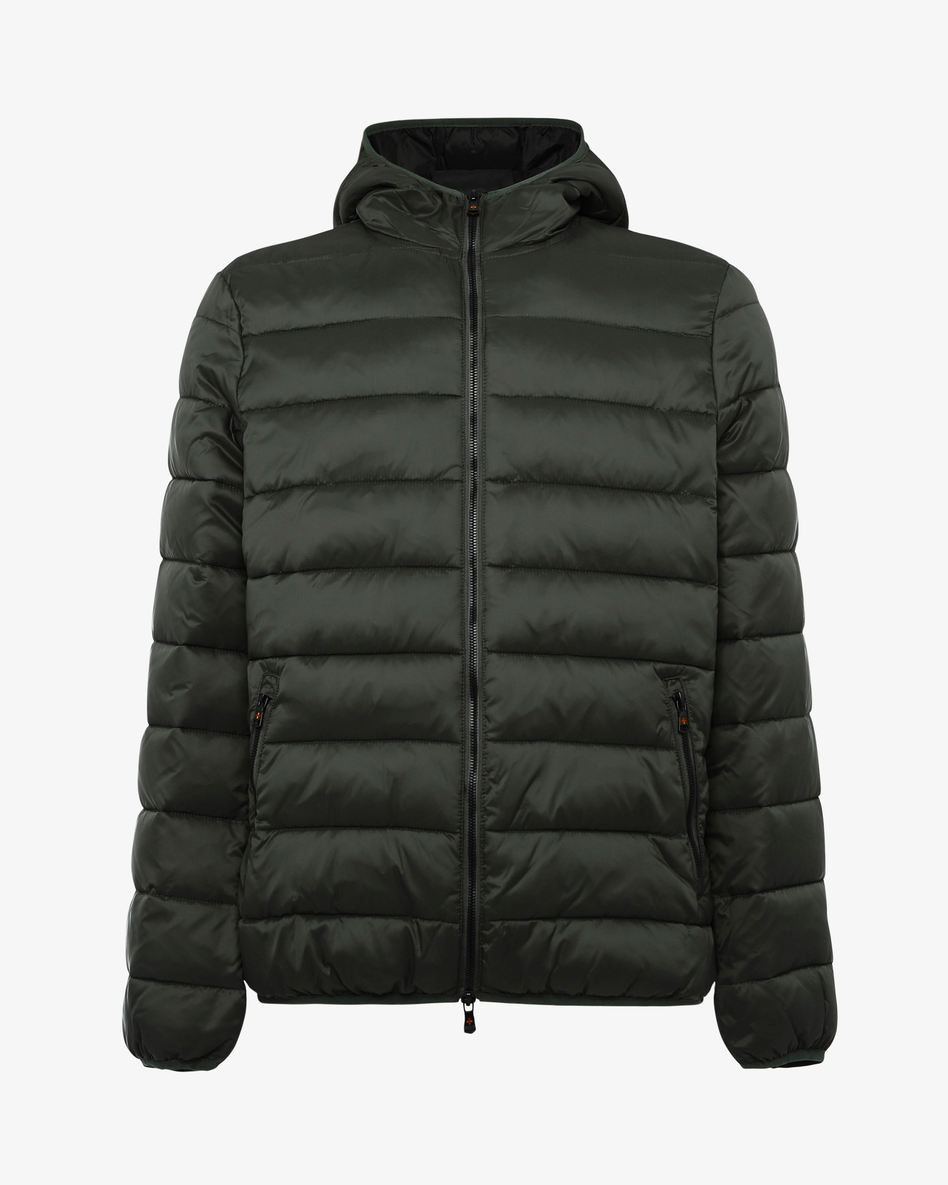 Giubbotto trapuntato con cappuccio e zip