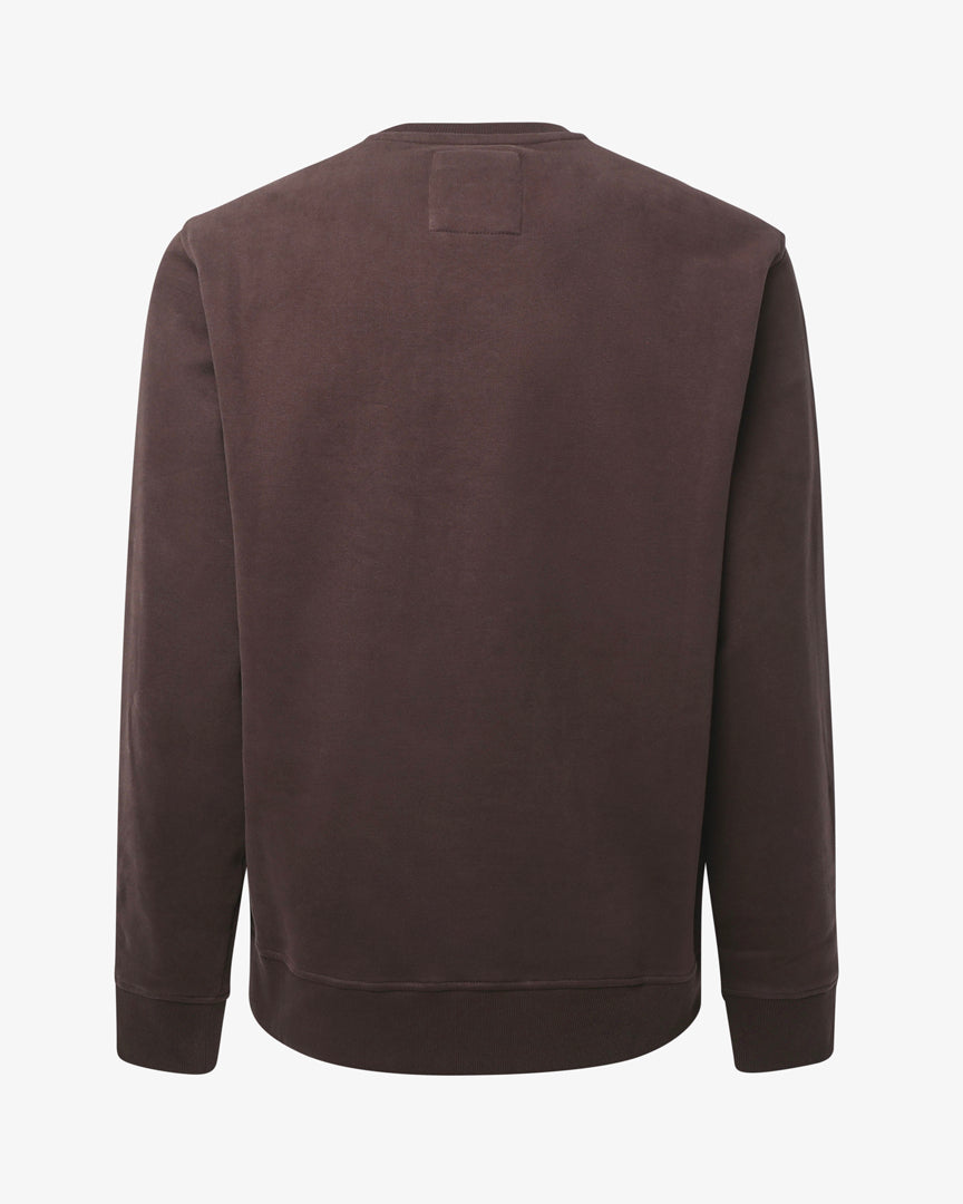 Felpa Girocollo con micrologo in tono