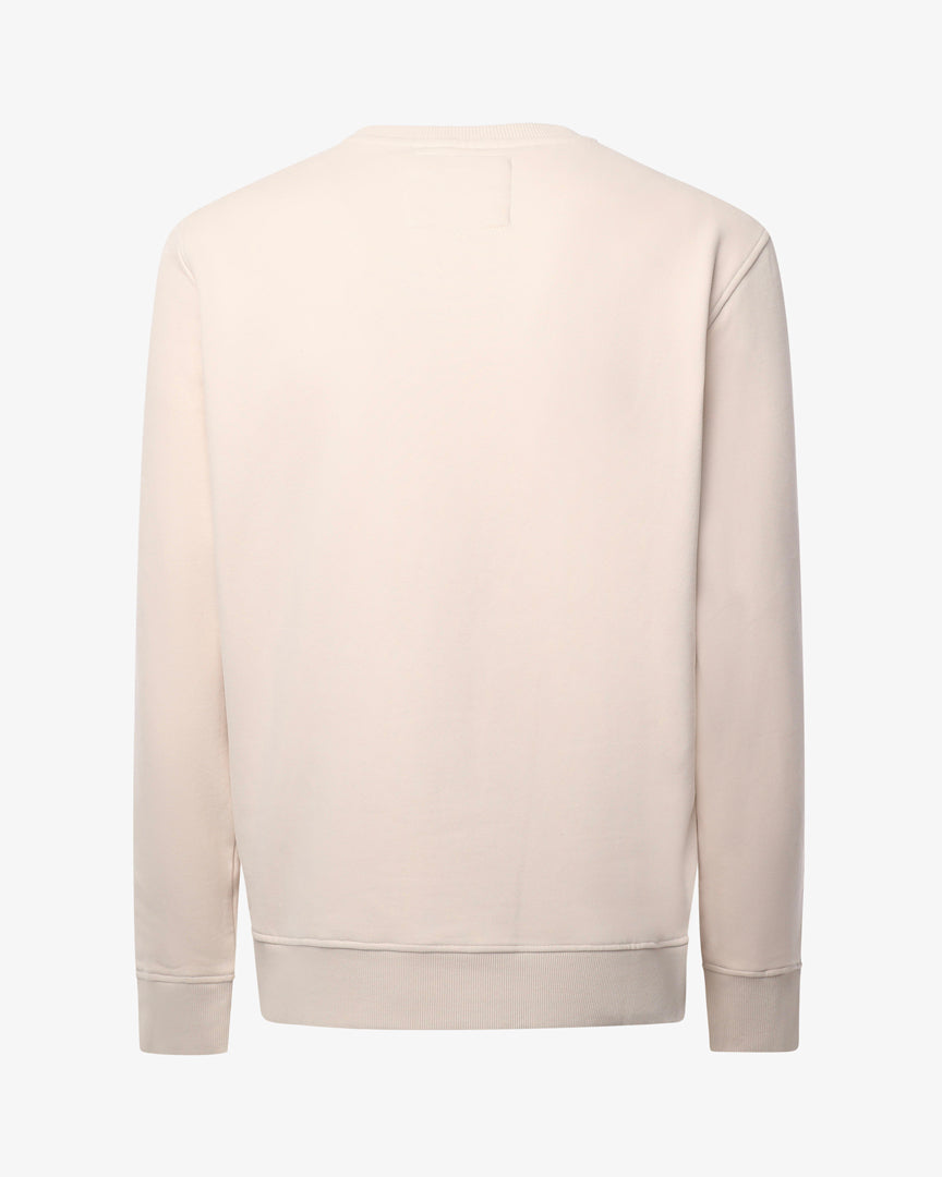 Felpa Girocollo con micrologo in tono