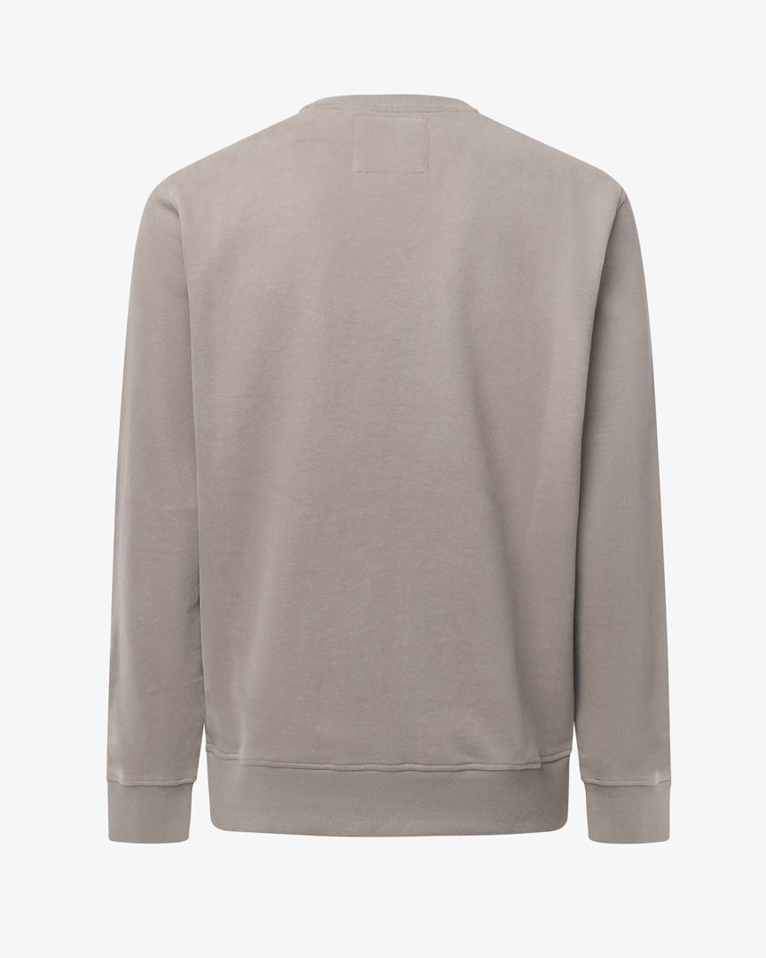 Felpa Girocollo con micrologo in tono