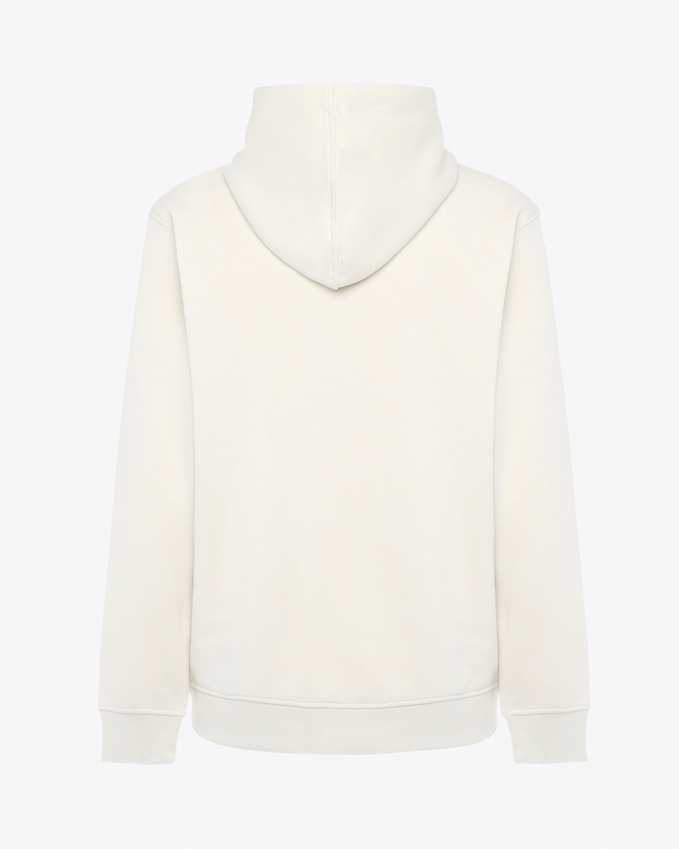 Crewneck sweatshirt with hood and embroidered Zu pockets