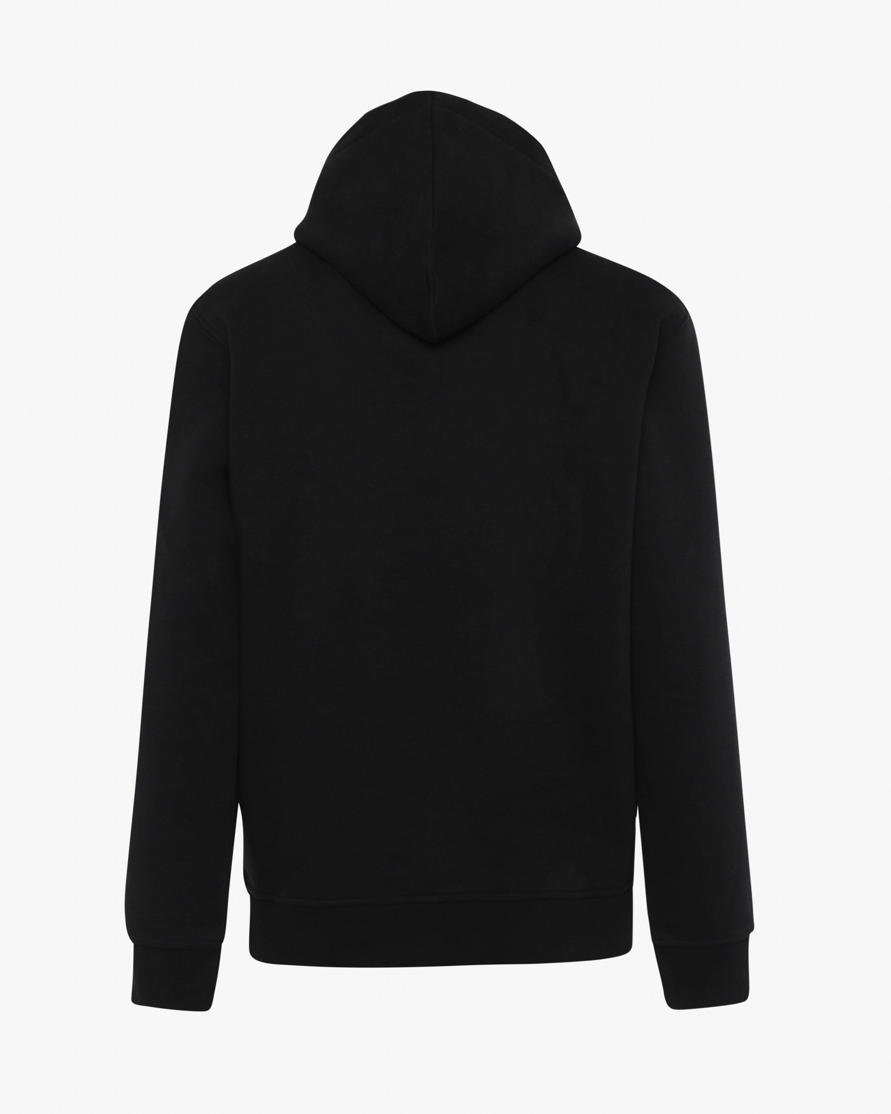Crewneck sweatshirt with hood and embroidered Zu pockets