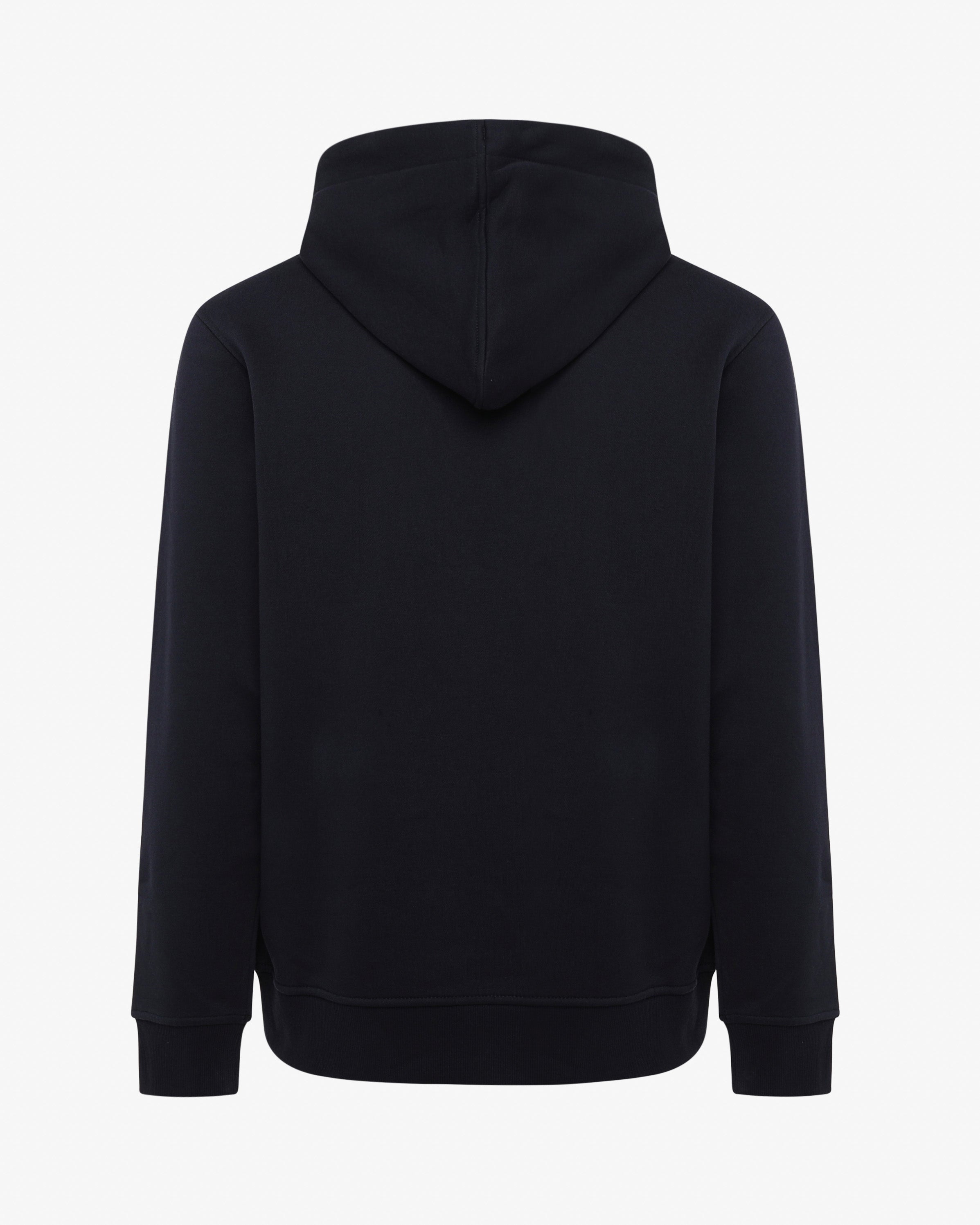 Hoodie, squared embroidery