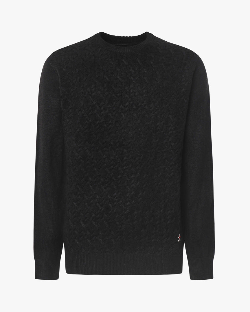 Maglia Girocollo con pattern "braids"