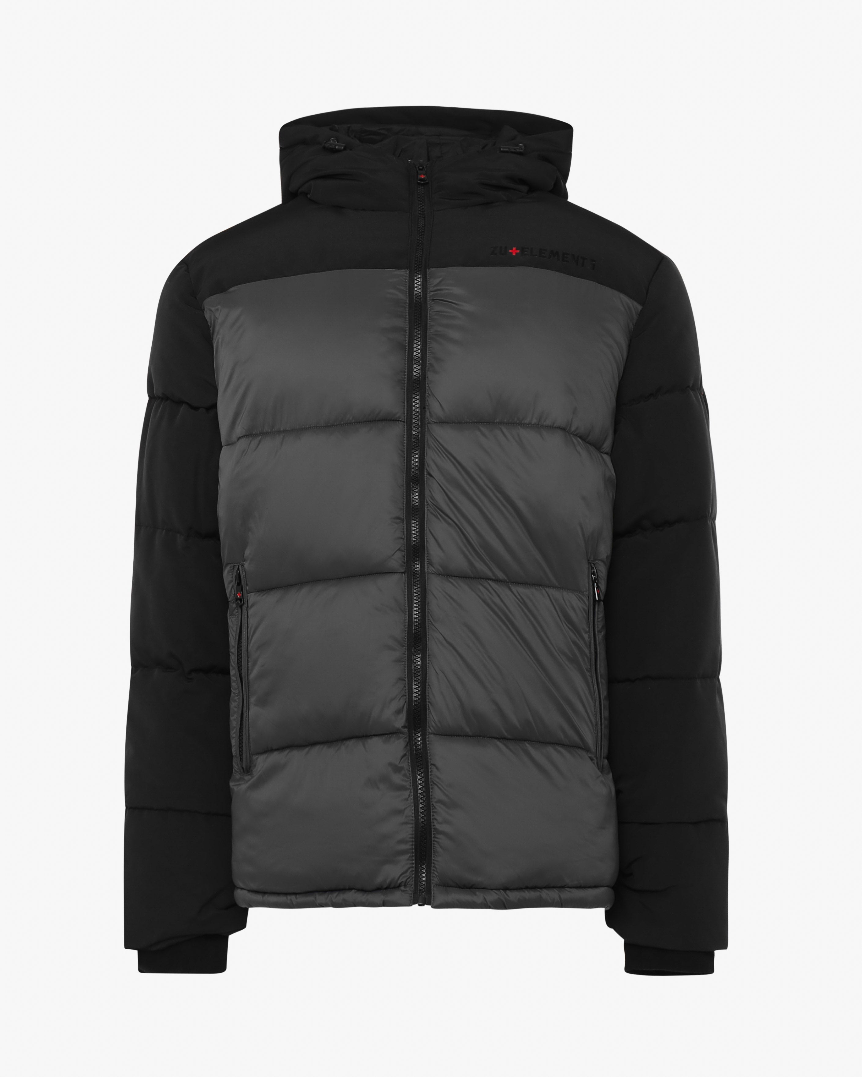 Giubbotto Bicolore con zip e cappuccio