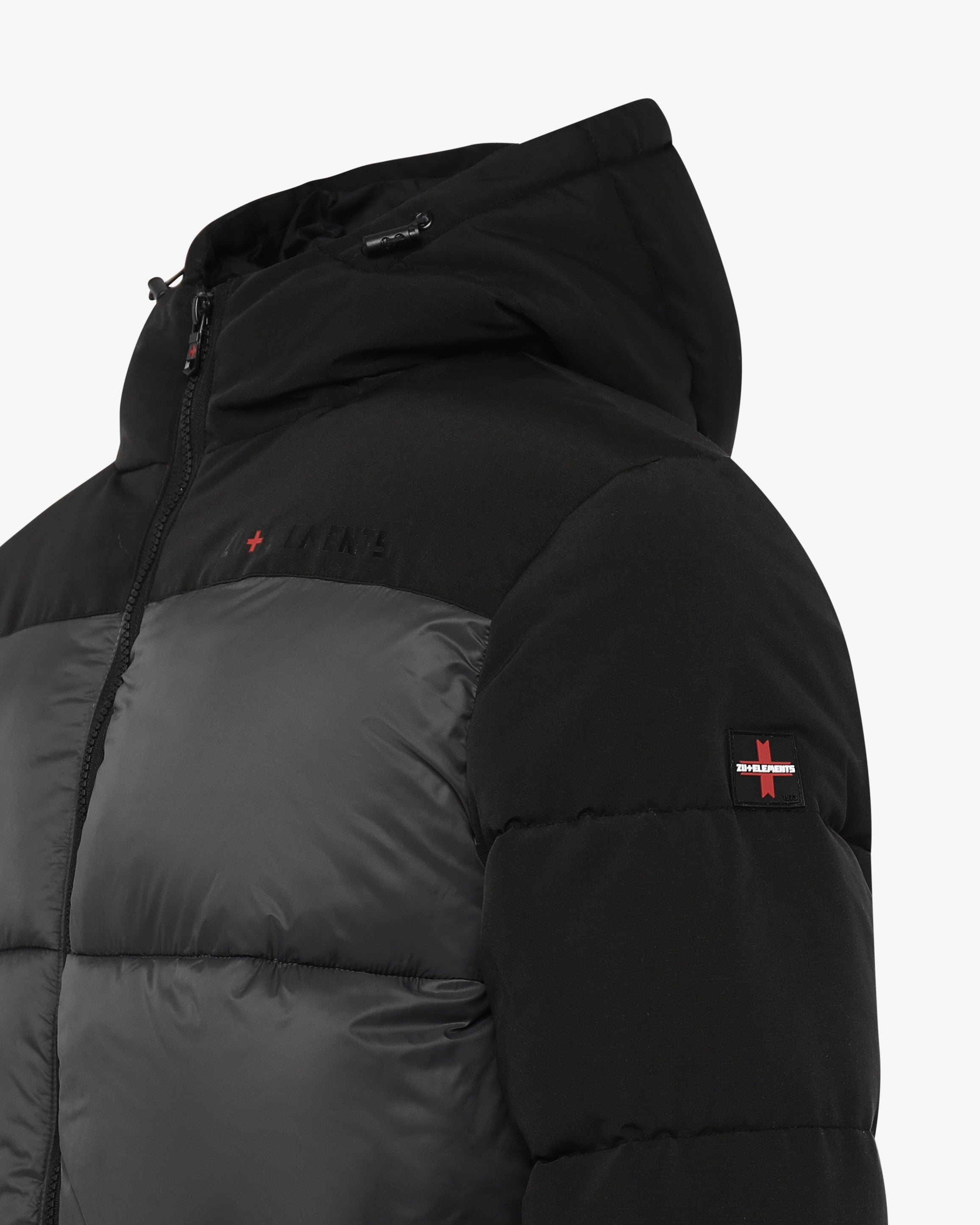 Giubbotto Bicolore con zip e cappuccio