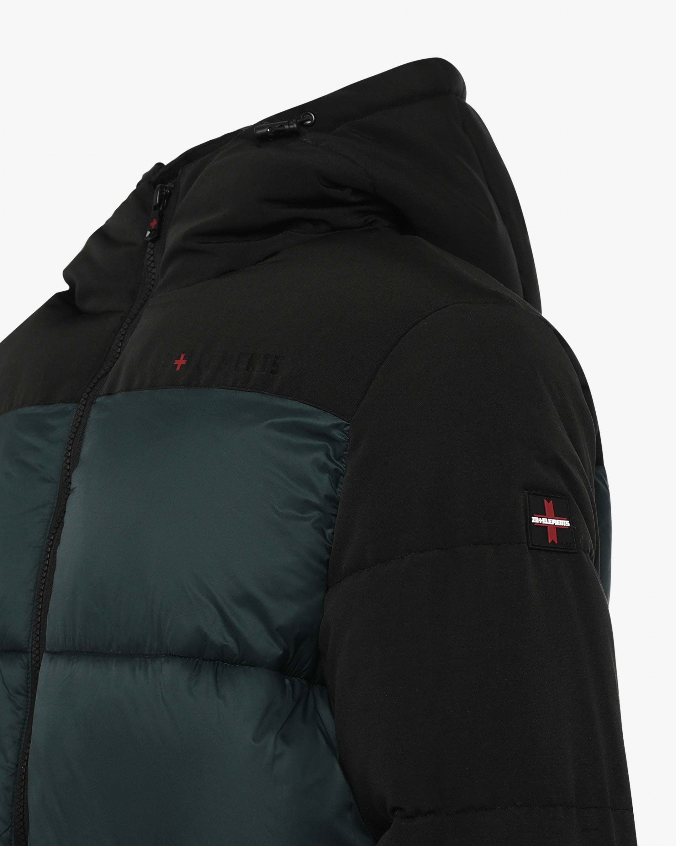 Giubbotto Bicolore con zip e cappuccio