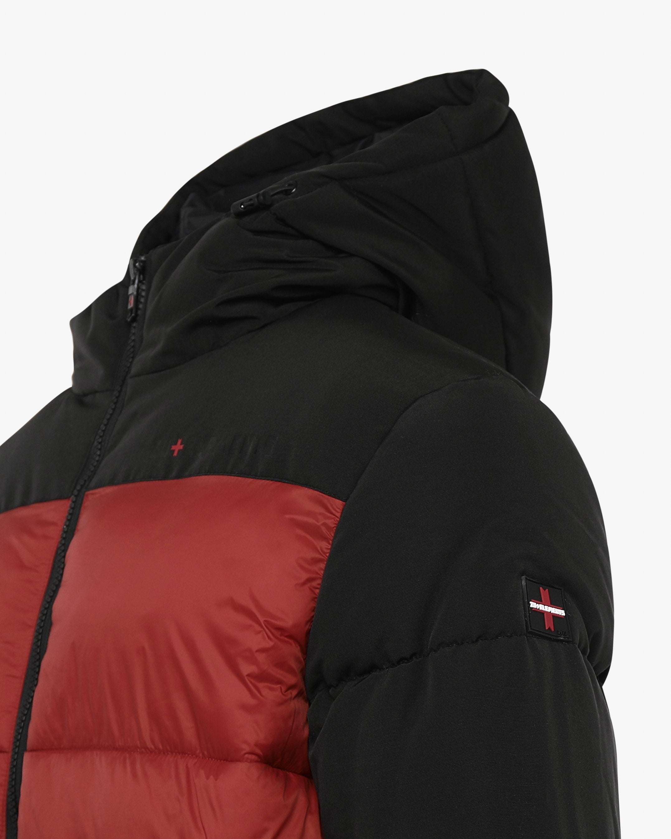 Giubbotto Bicolore con zip e cappuccio