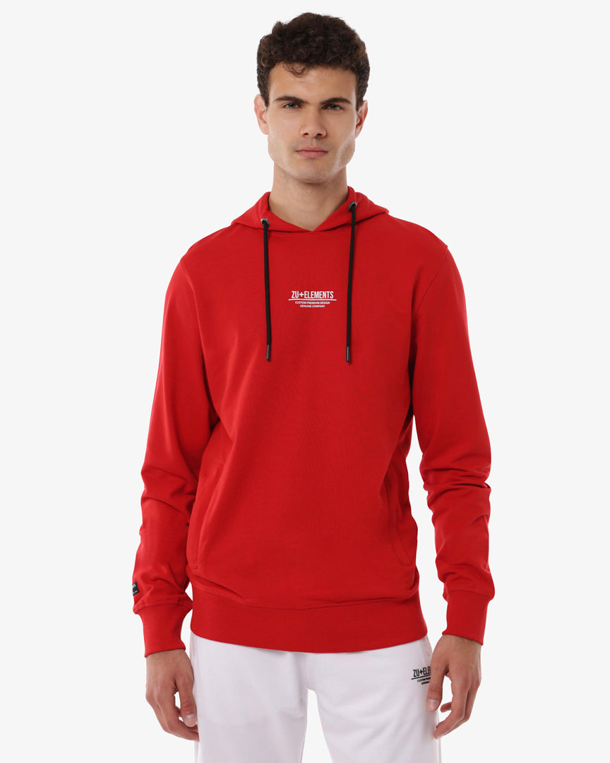 Felpa con cappuccio e tasche con zip