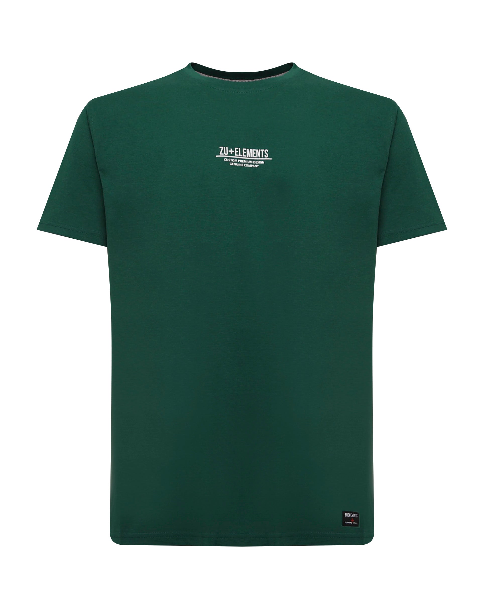 T-shirt con micrologo centrale sul petto