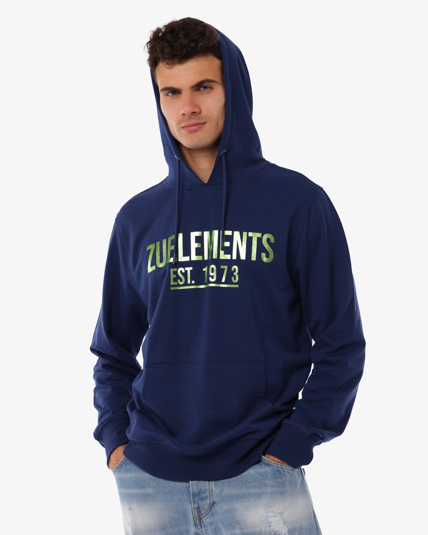 Felpa con cappuccio e logo sul petto