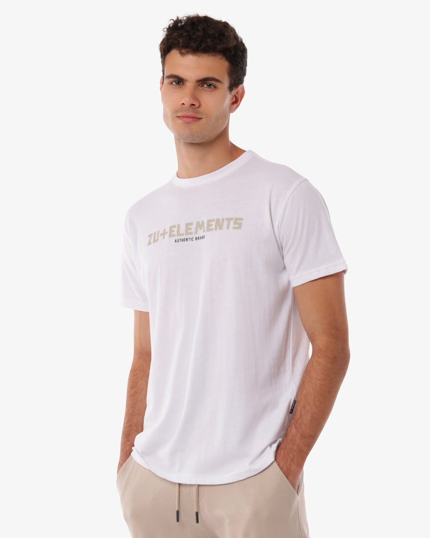T-shirt con logo esteso sul petto
