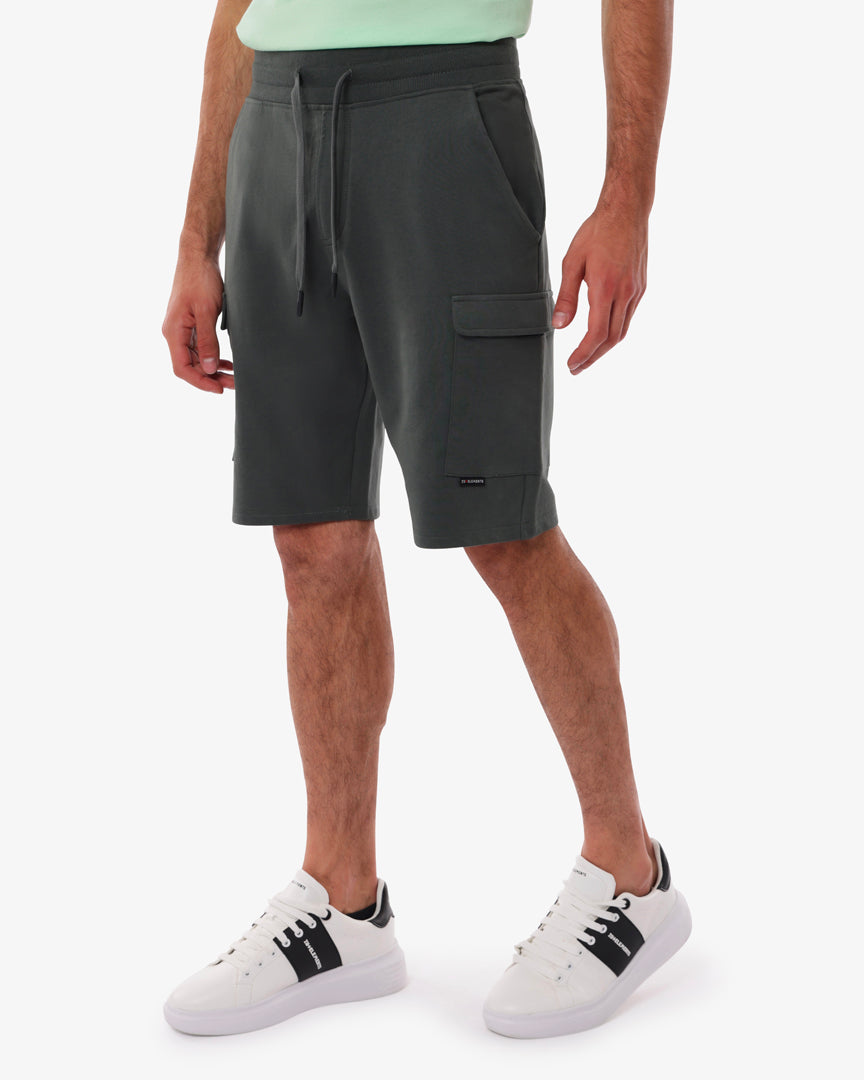 Bermuda in felpa con tasconi