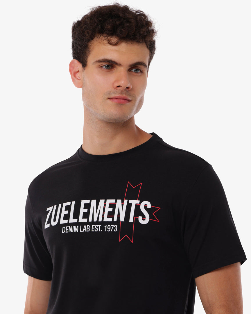 T-shirt con logo esteso sul petto