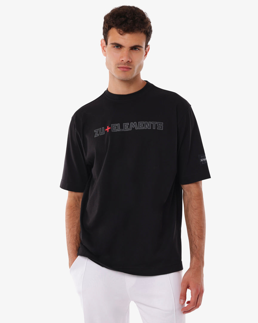 T-shirt relaxed e personalizzazione su manica – Zu Elements