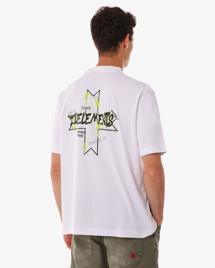 T-shirt relaxed con macrologo stampato