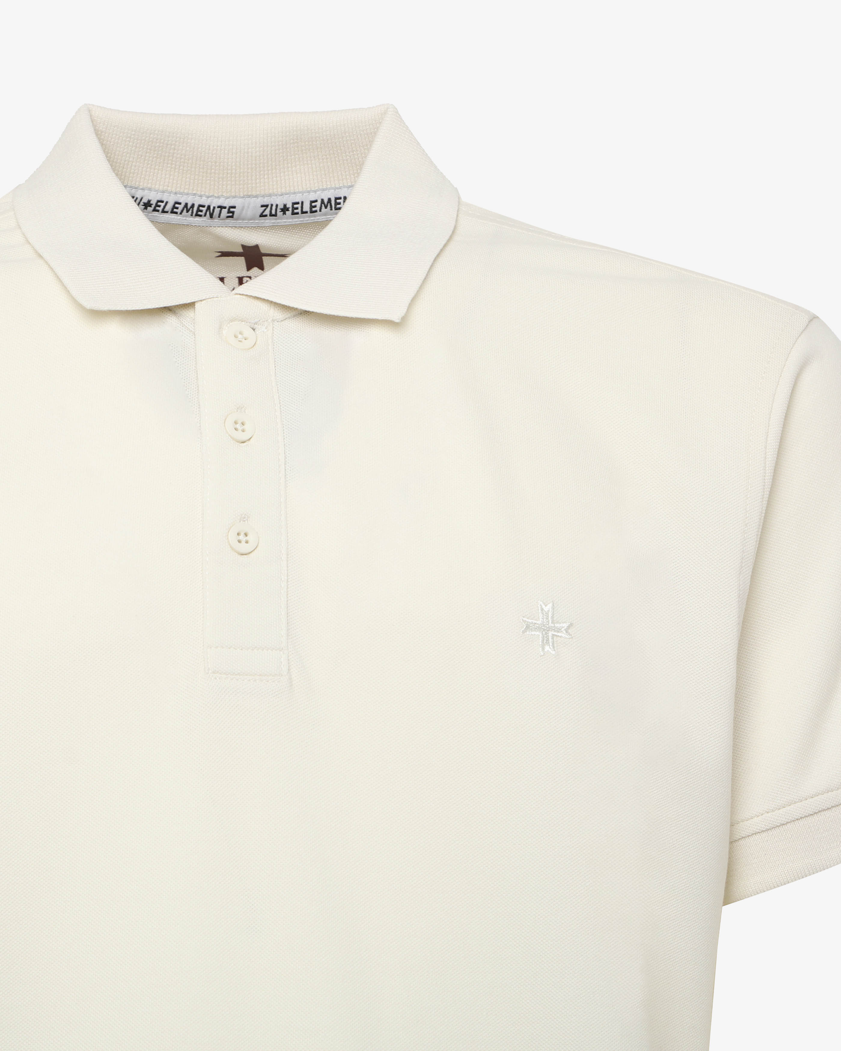 Polo in piquet con logo ricamato e dettagli sul fondo