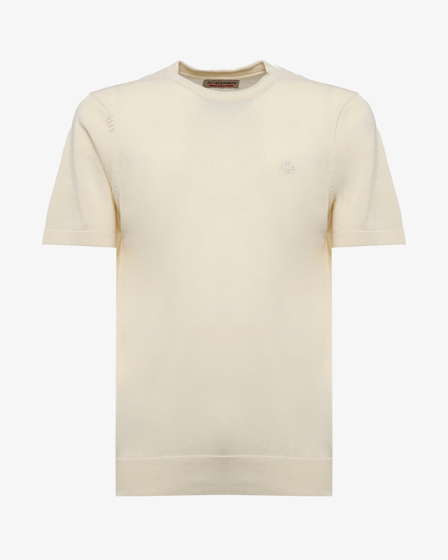 T-shirt in maglia maniche corte girocollo