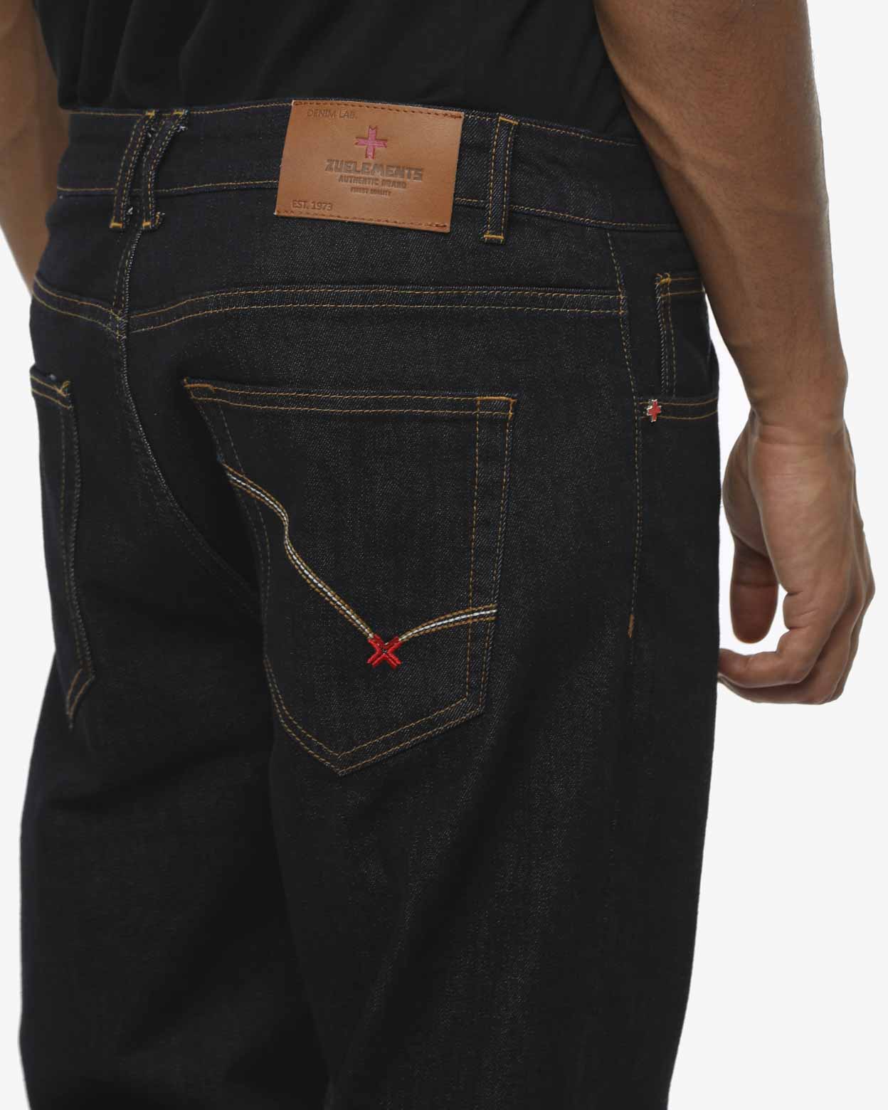 Jeans regular fit in tono deep blue