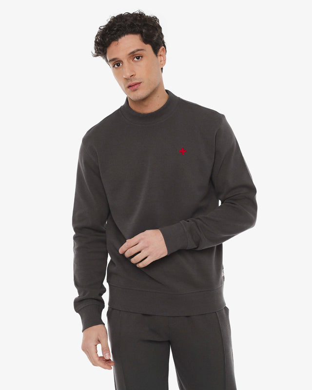 Felpa girocollo Micro-Logo