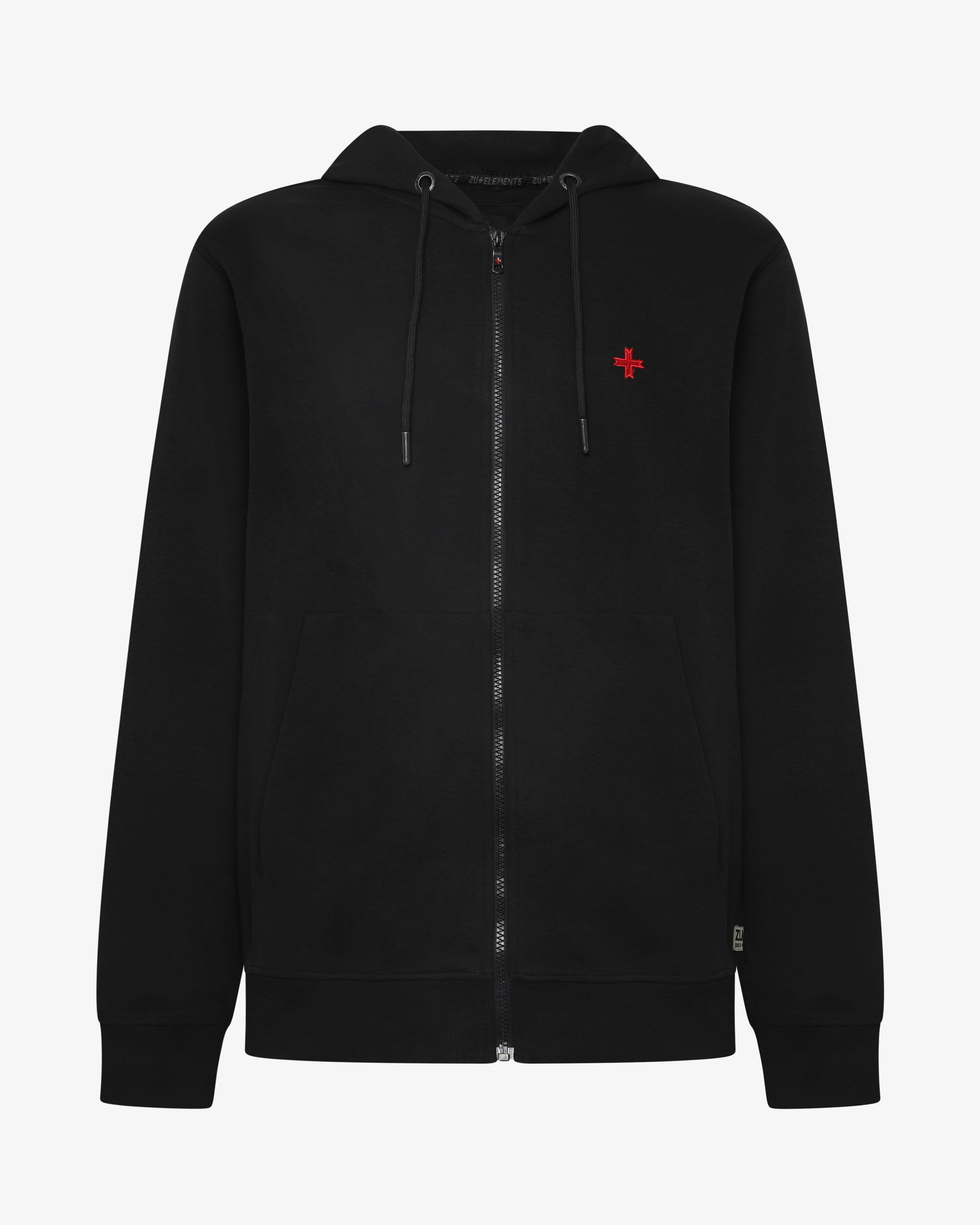 Felpa con zip e cappuccio