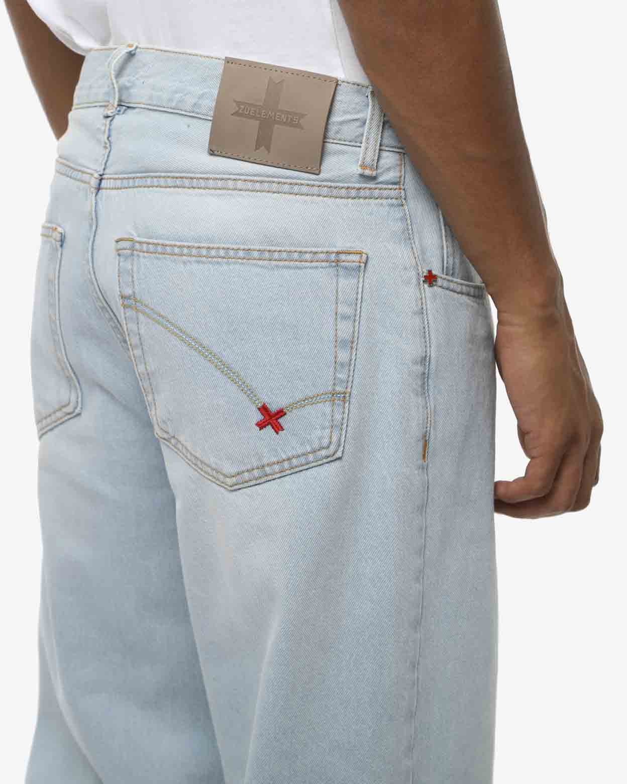 Jeans dad fit Dustin in tono stone bleach