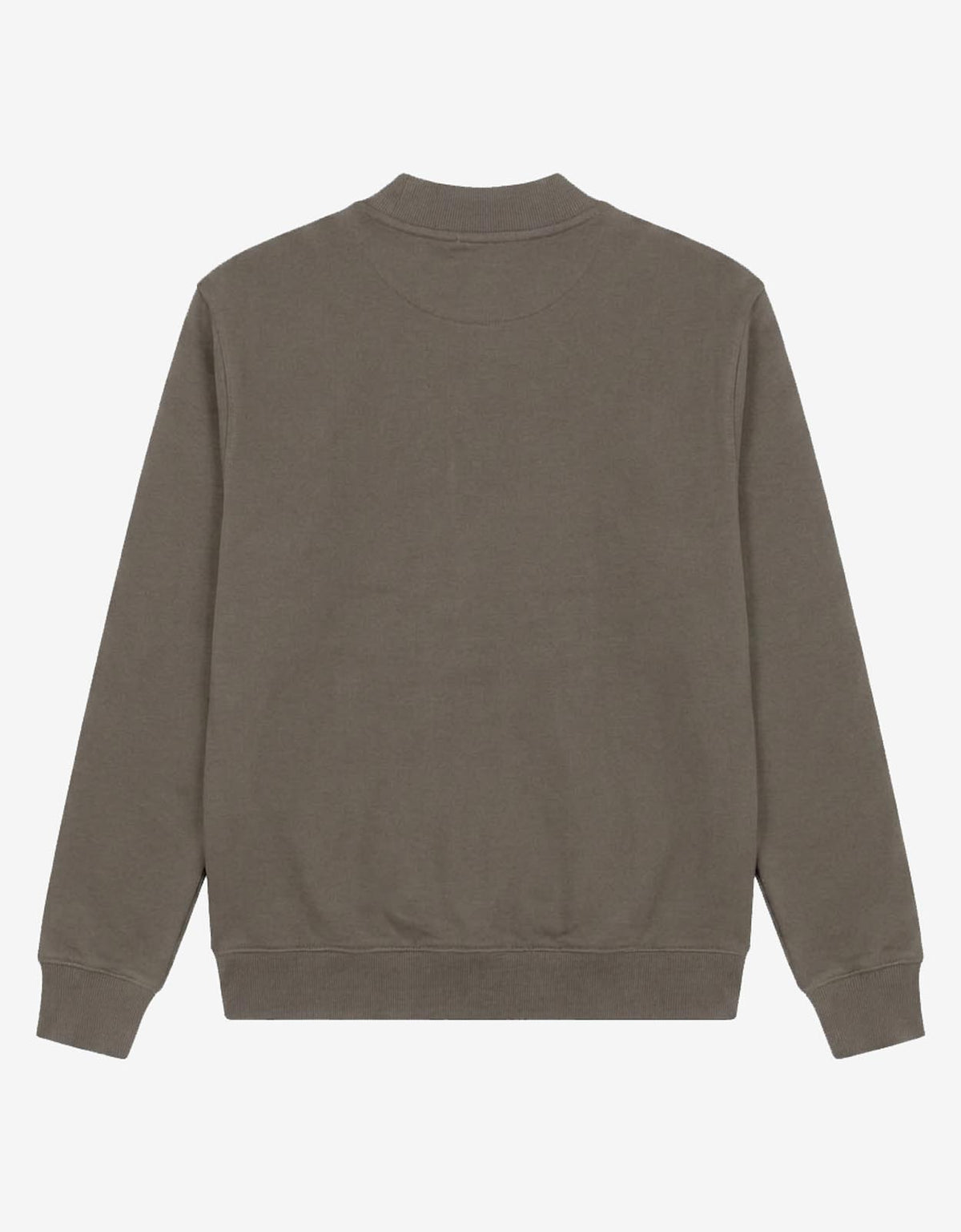Felpa girocollo in neoprene con ricamo