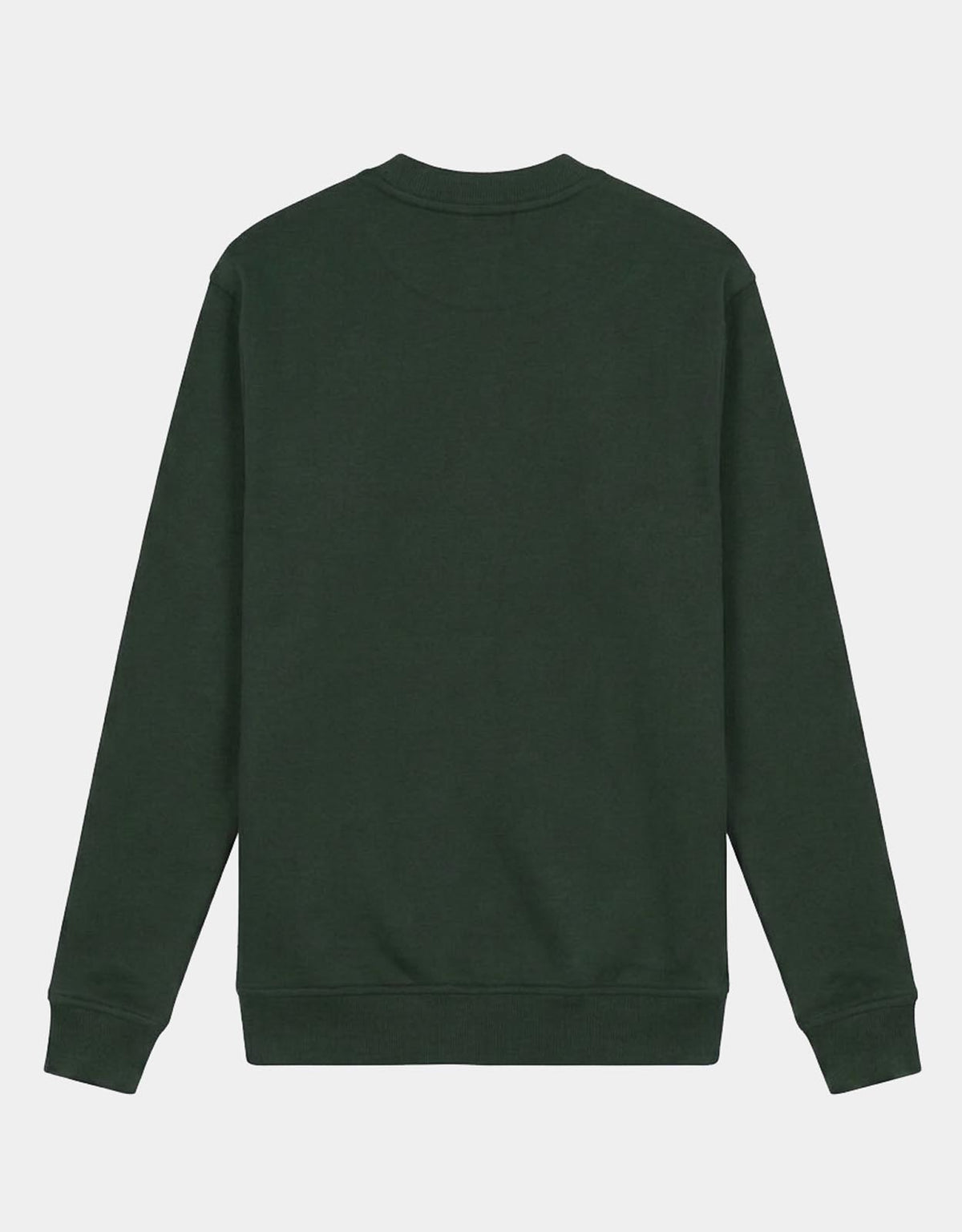 Felpa girocollo relaxed fit con ricamo in tono