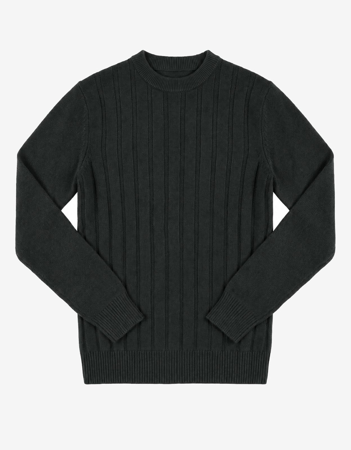 Maglia girocollo a righe in viscosa