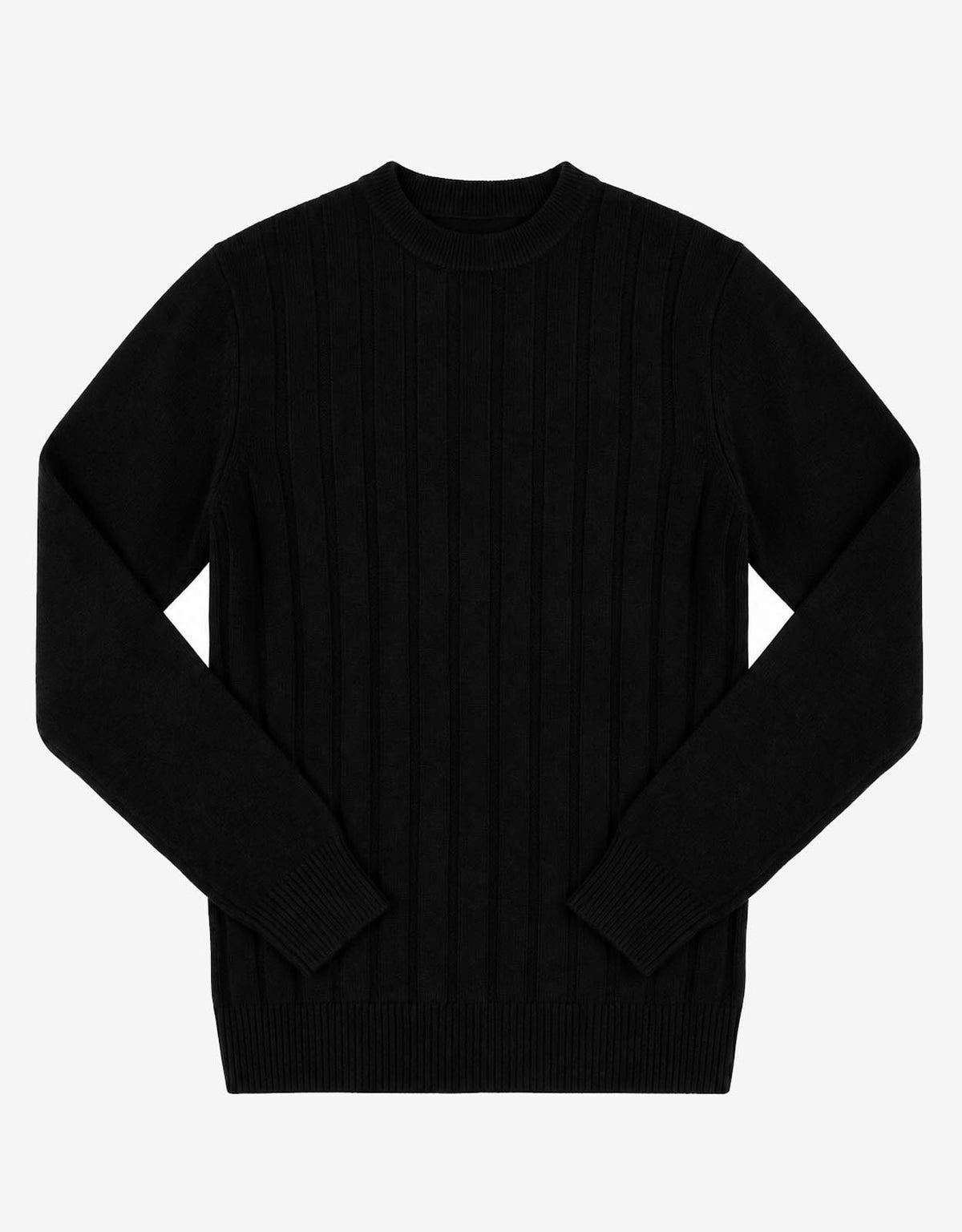 Maglia girocollo a righe in viscosa