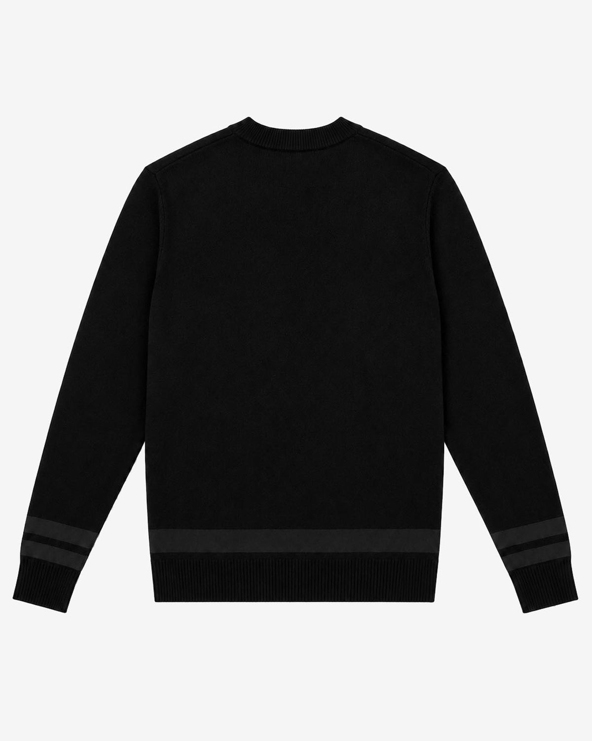 Maglia girocollo in viscosa con motivo jacquard