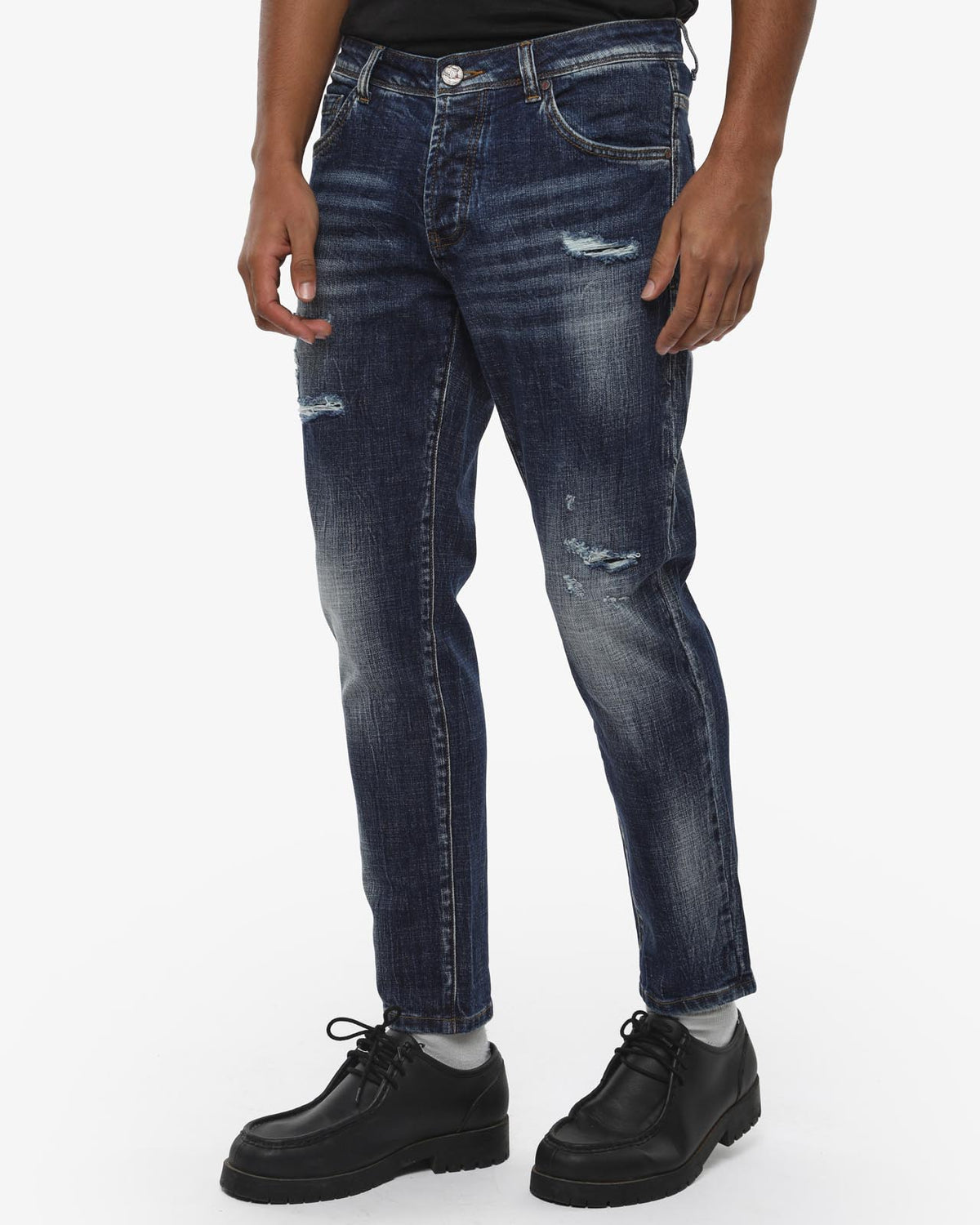 Jeans capri fit Cocker dark blue